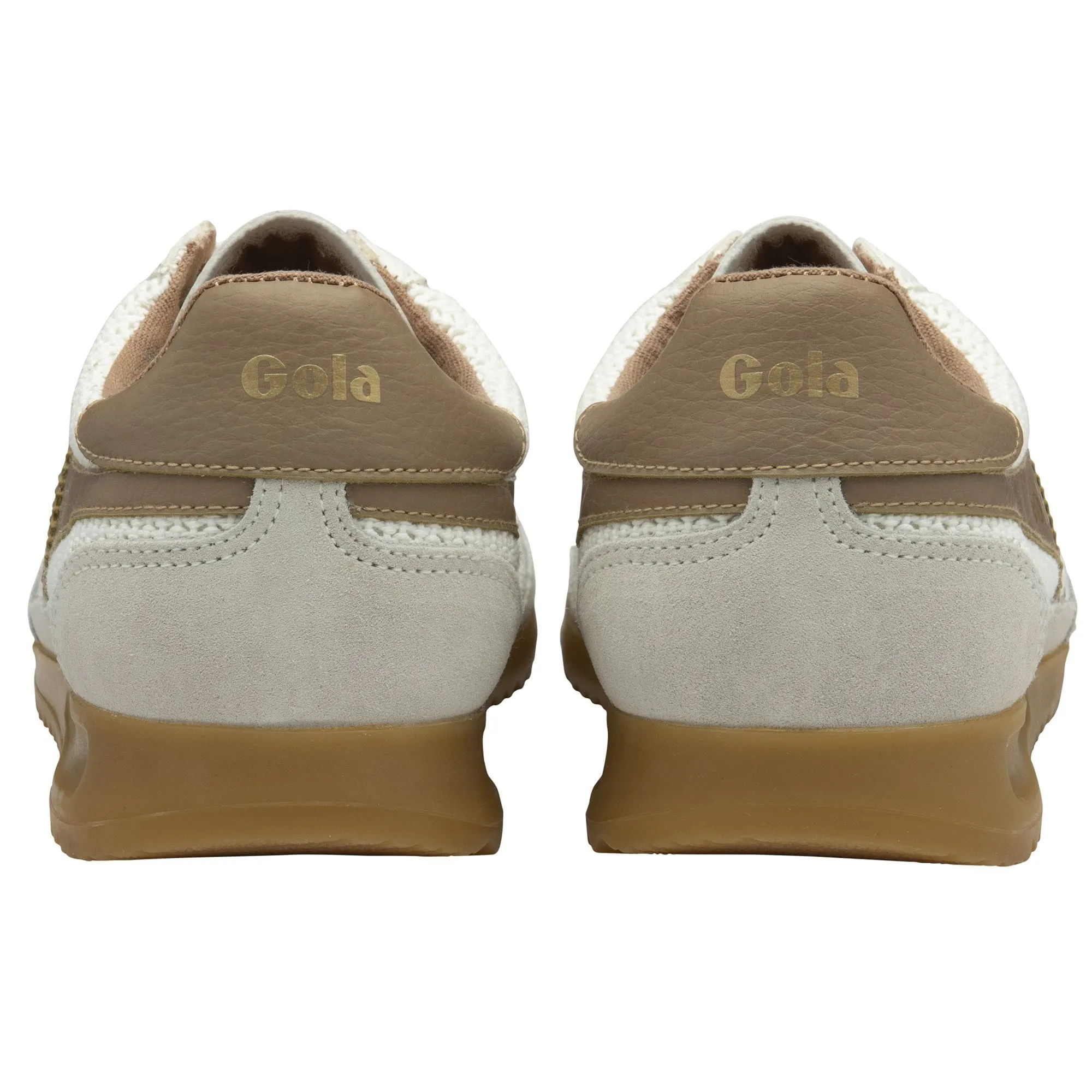 Gola Women's Tornado Zephyr Retro Sneakers - Off White/Light Caramel