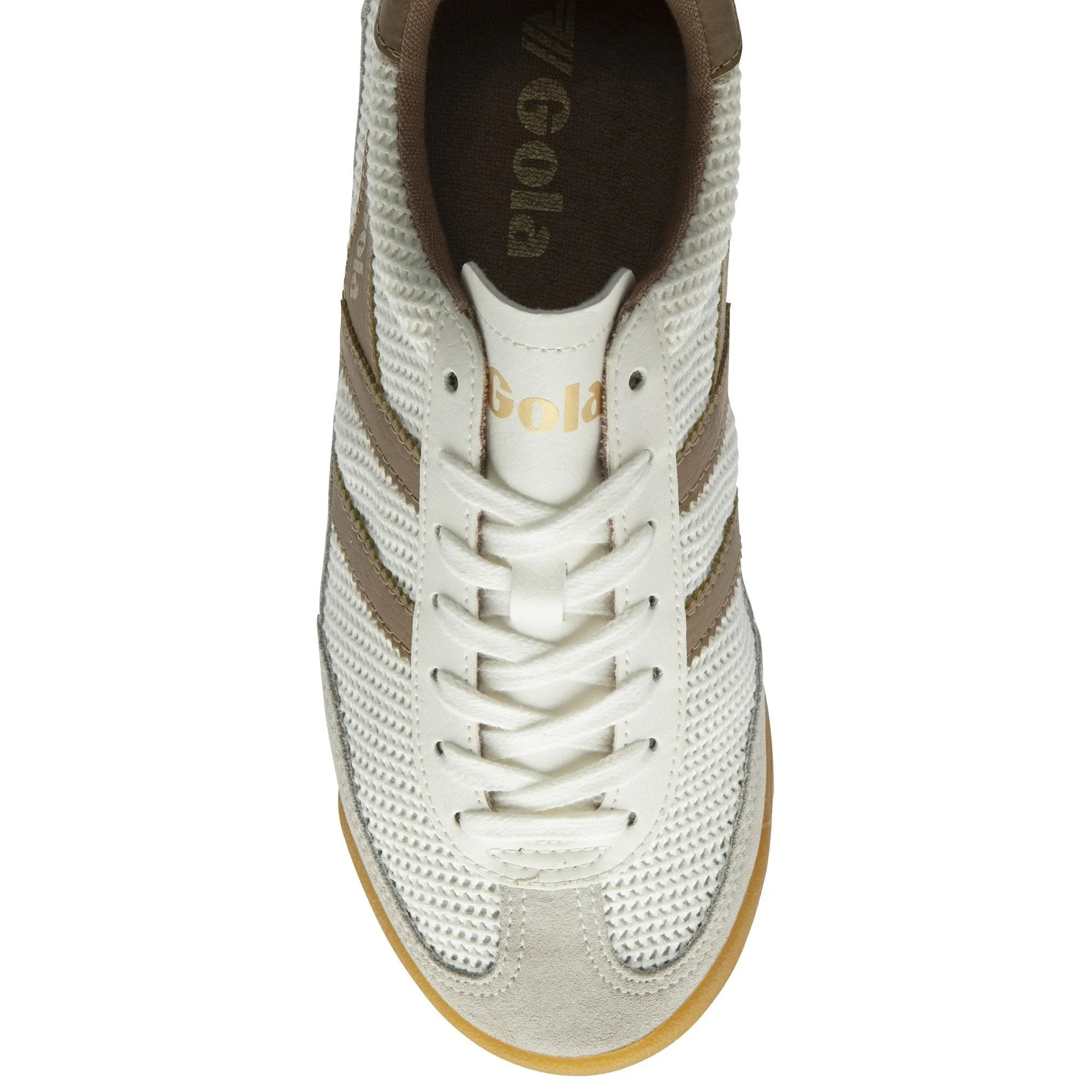 Gola Women's Tornado Zephyr Retro Sneakers - Off White/Light Caramel