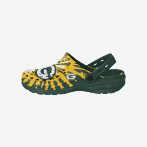 Green Bay Packers Tie-Dye Clog With Strap