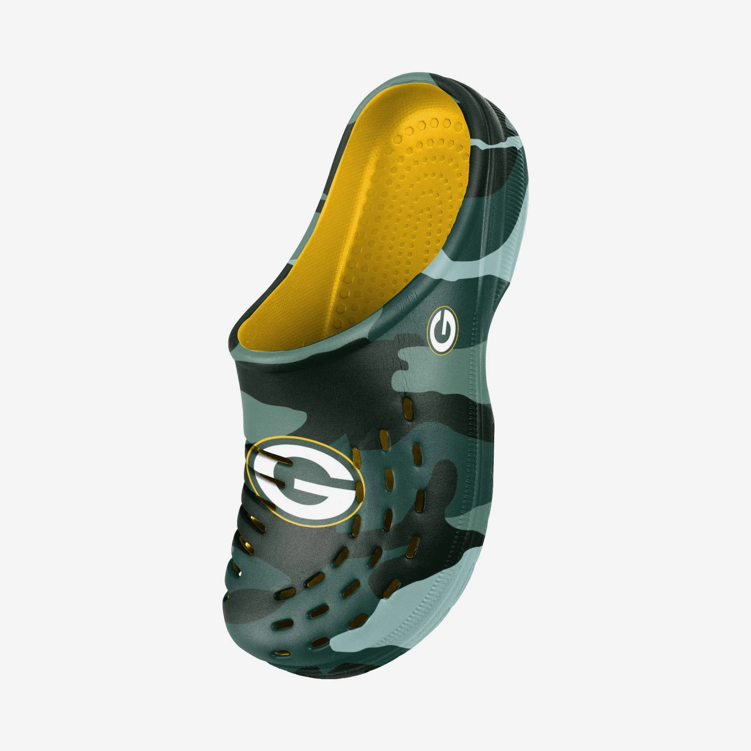 Green Bay Packers Tonal Camo Clog