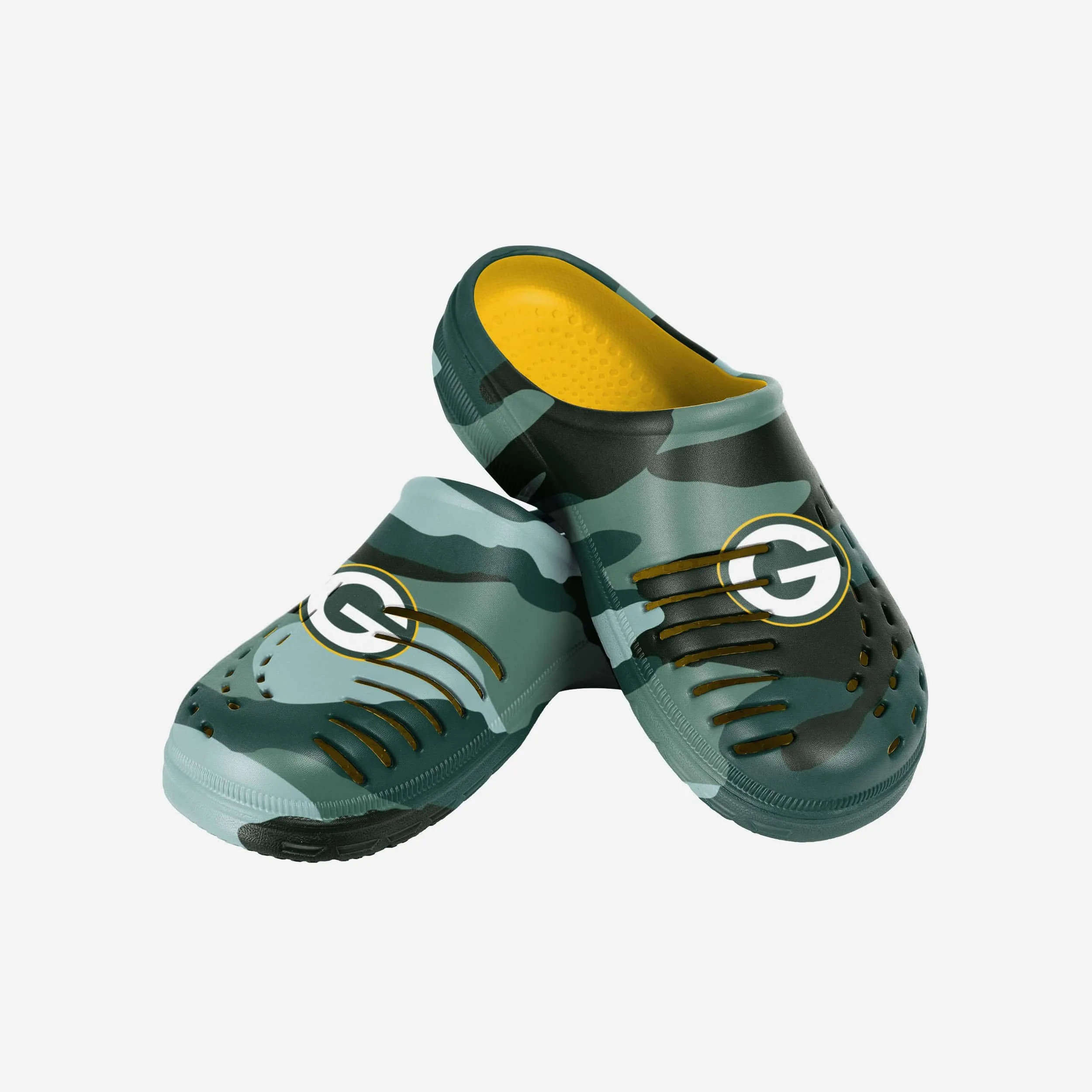 Green Bay Packers Tonal Camo Clog