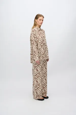 Harper long sleeved linen blend shirt 4263 - Sandstorm