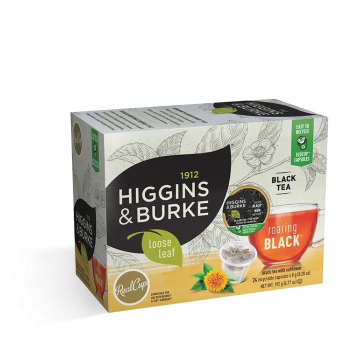 Higgins & Burke Loose Leaf Roaring Black 24CT
