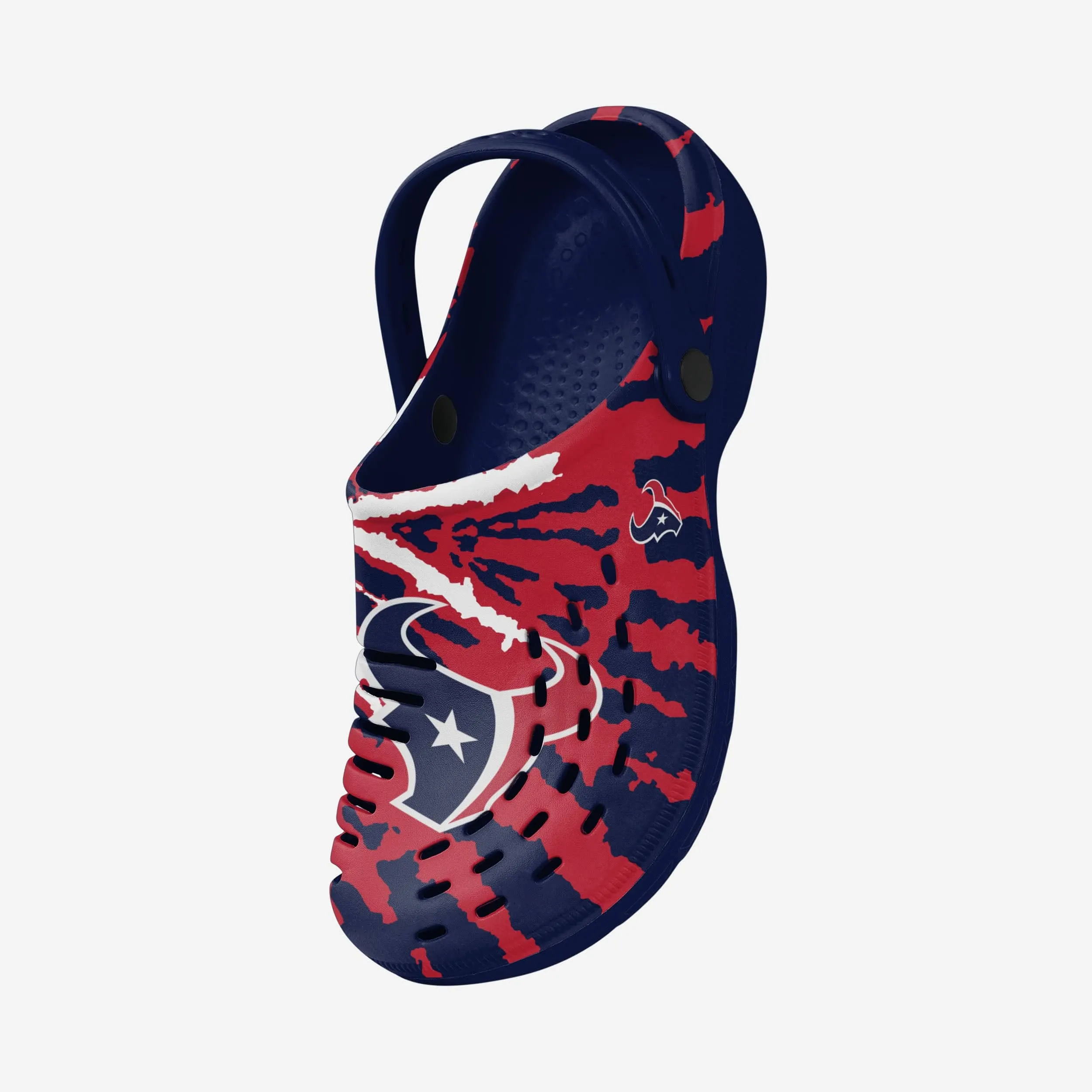 Houston Texans Tie-Dye Clog With Strap
