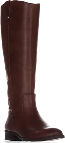 INC International Concepts Womens Fawne Leather Closed Toe, Cognac, Size 5.5