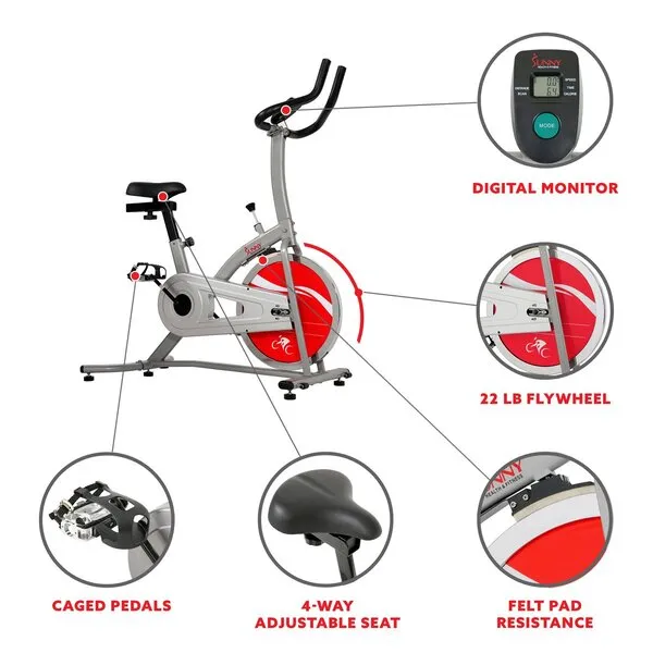 Indoor Cycling Stationary Exercise Bike Chain Drive