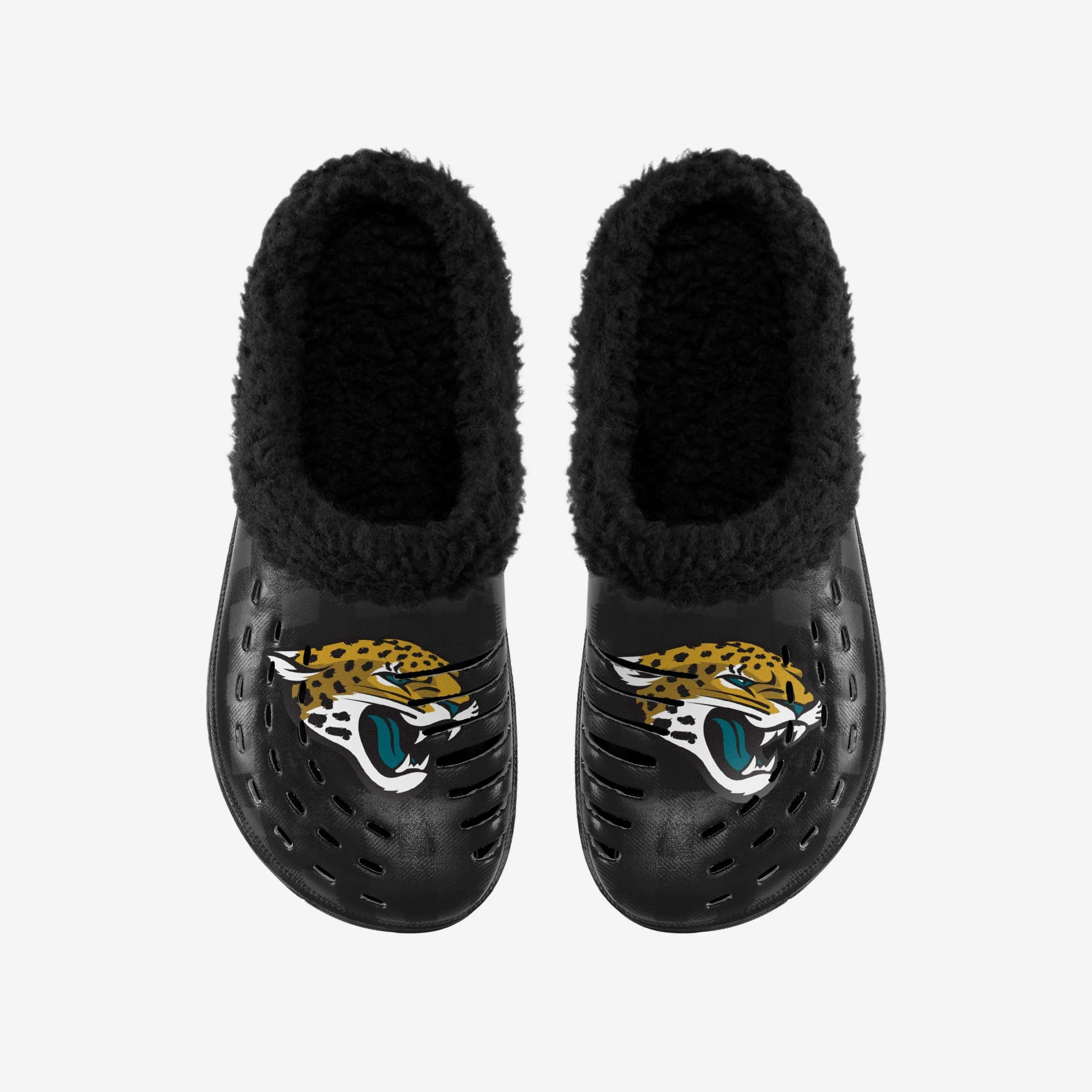 Jacksonville Jaguars Sherpa Lined Buffalo Check Clog