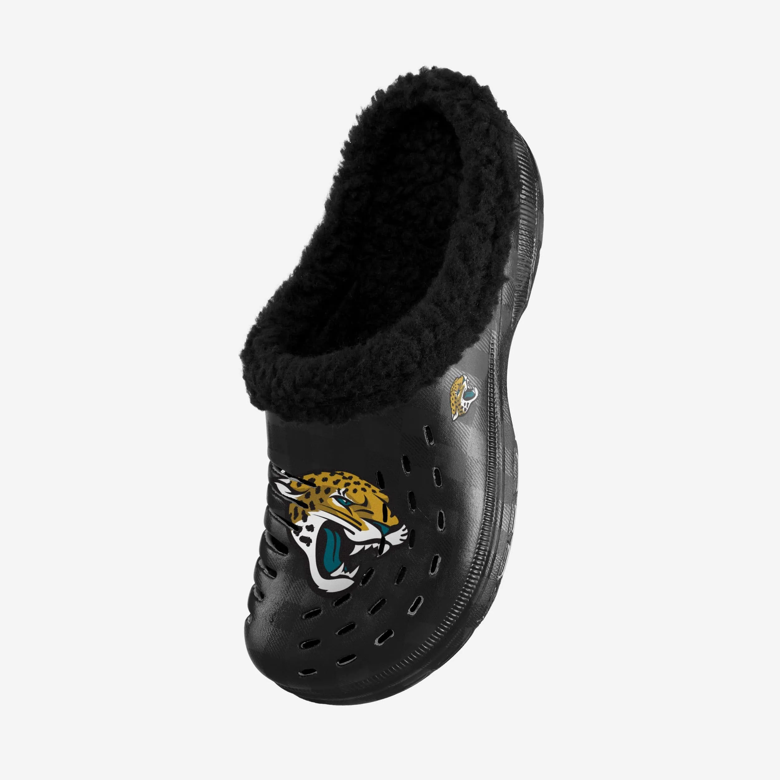 Jacksonville Jaguars Sherpa Lined Buffalo Check Clog