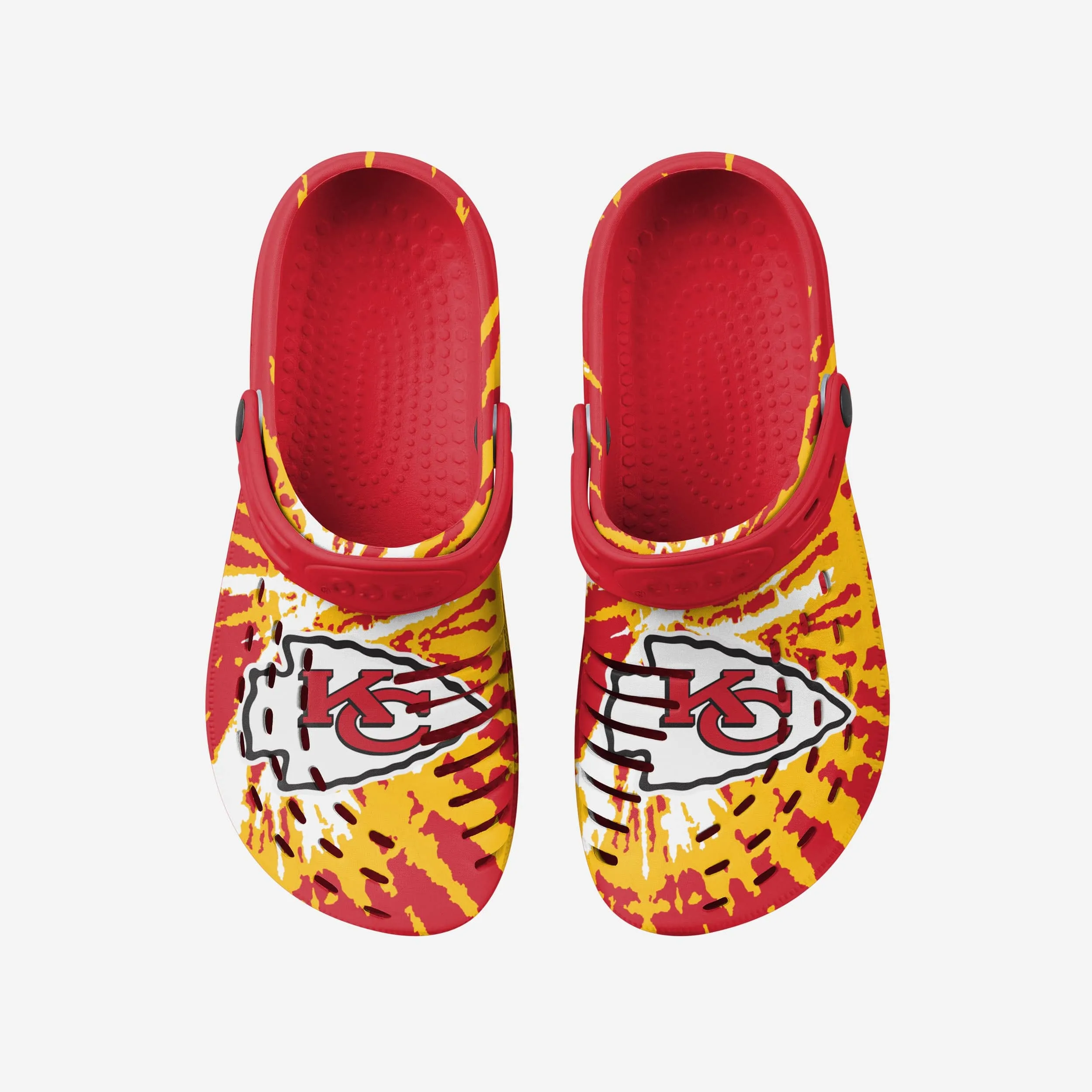 Kansas City Chiefs Tie-Dye Clog With Strap