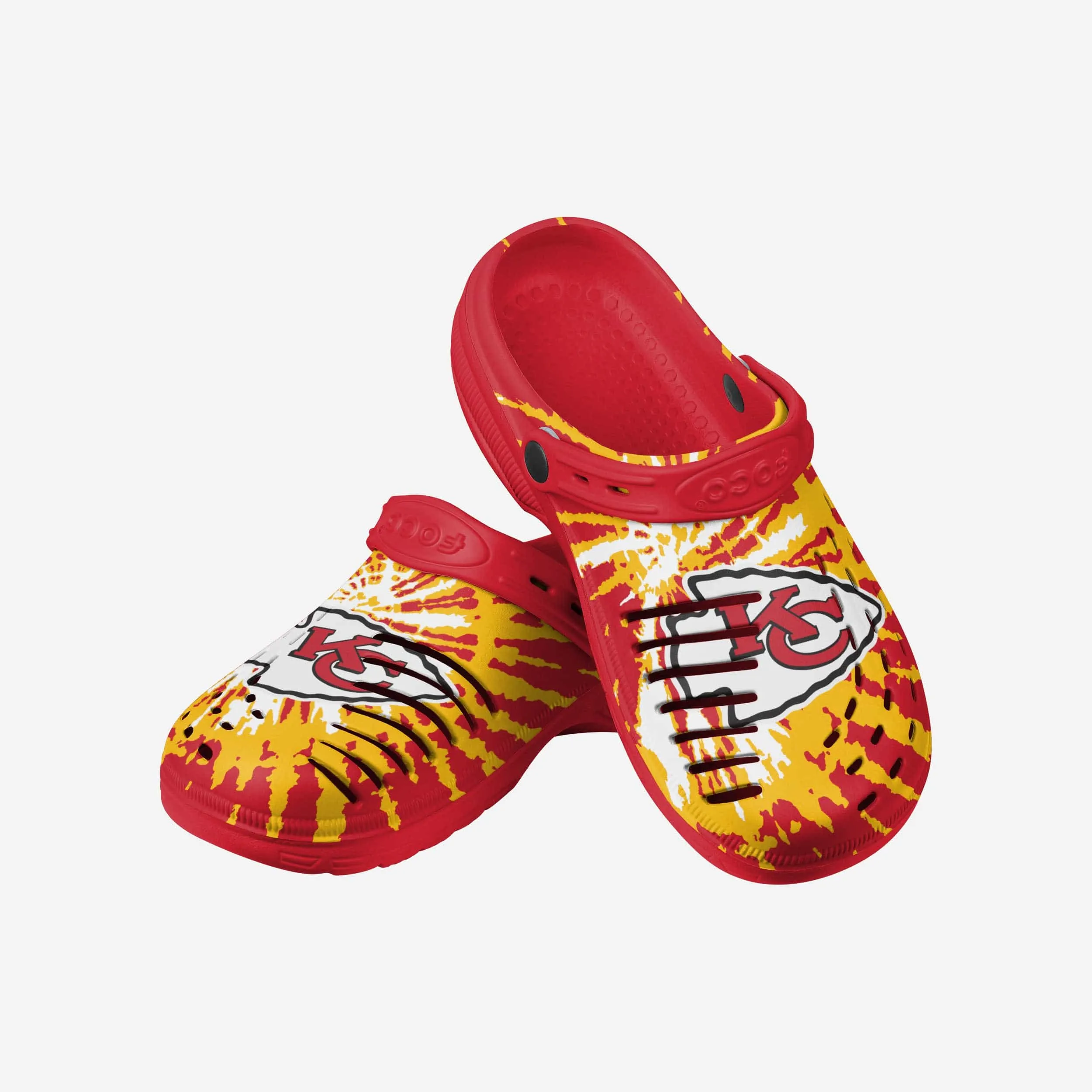 Kansas City Chiefs Tie-Dye Clog With Strap