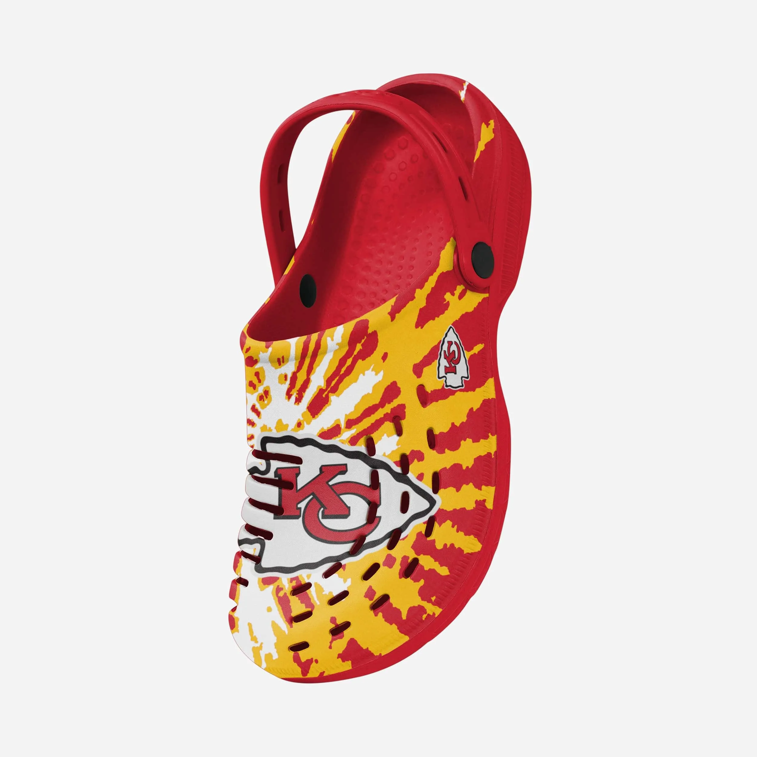Kansas City Chiefs Tie-Dye Clog With Strap