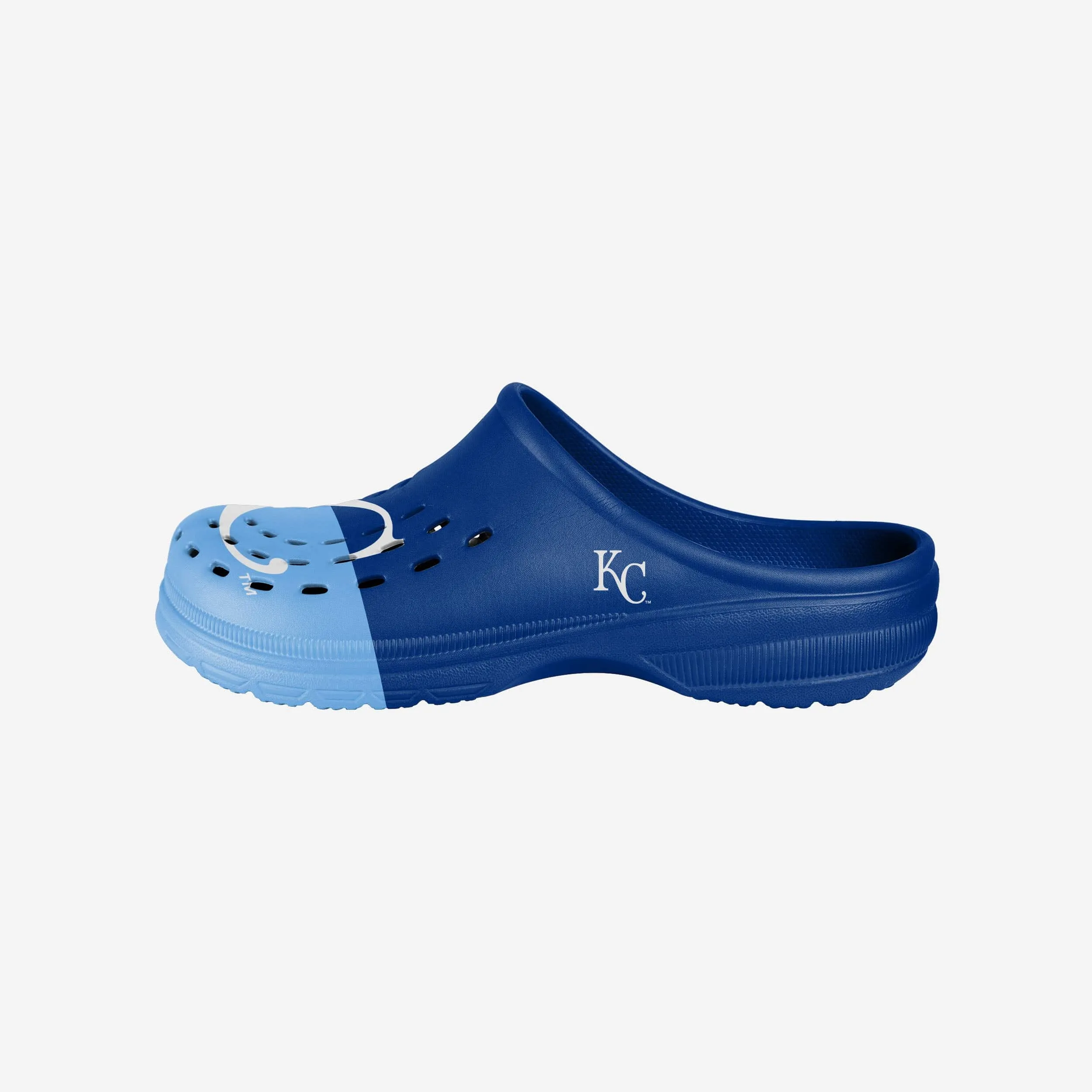 Kansas City Royals Mens Colorblock Big Logo Clog