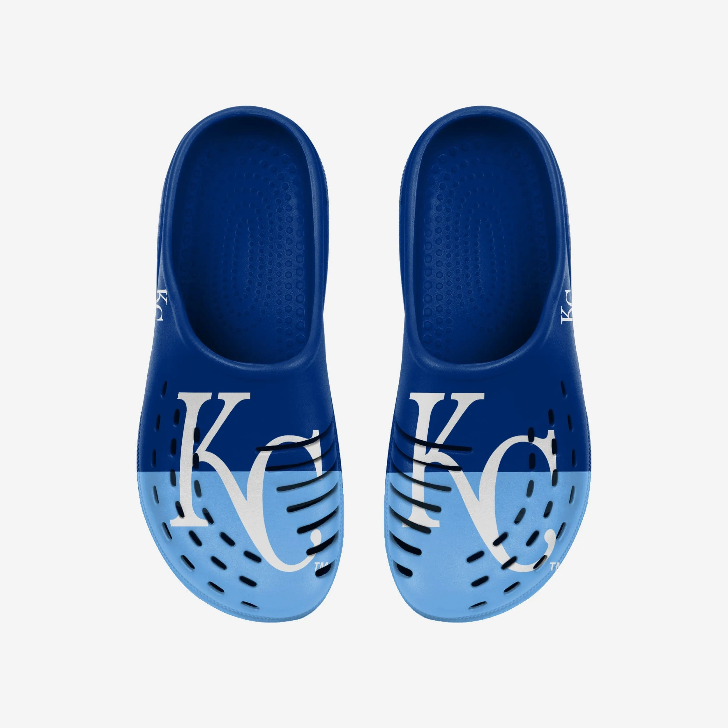Kansas City Royals Mens Colorblock Big Logo Clog