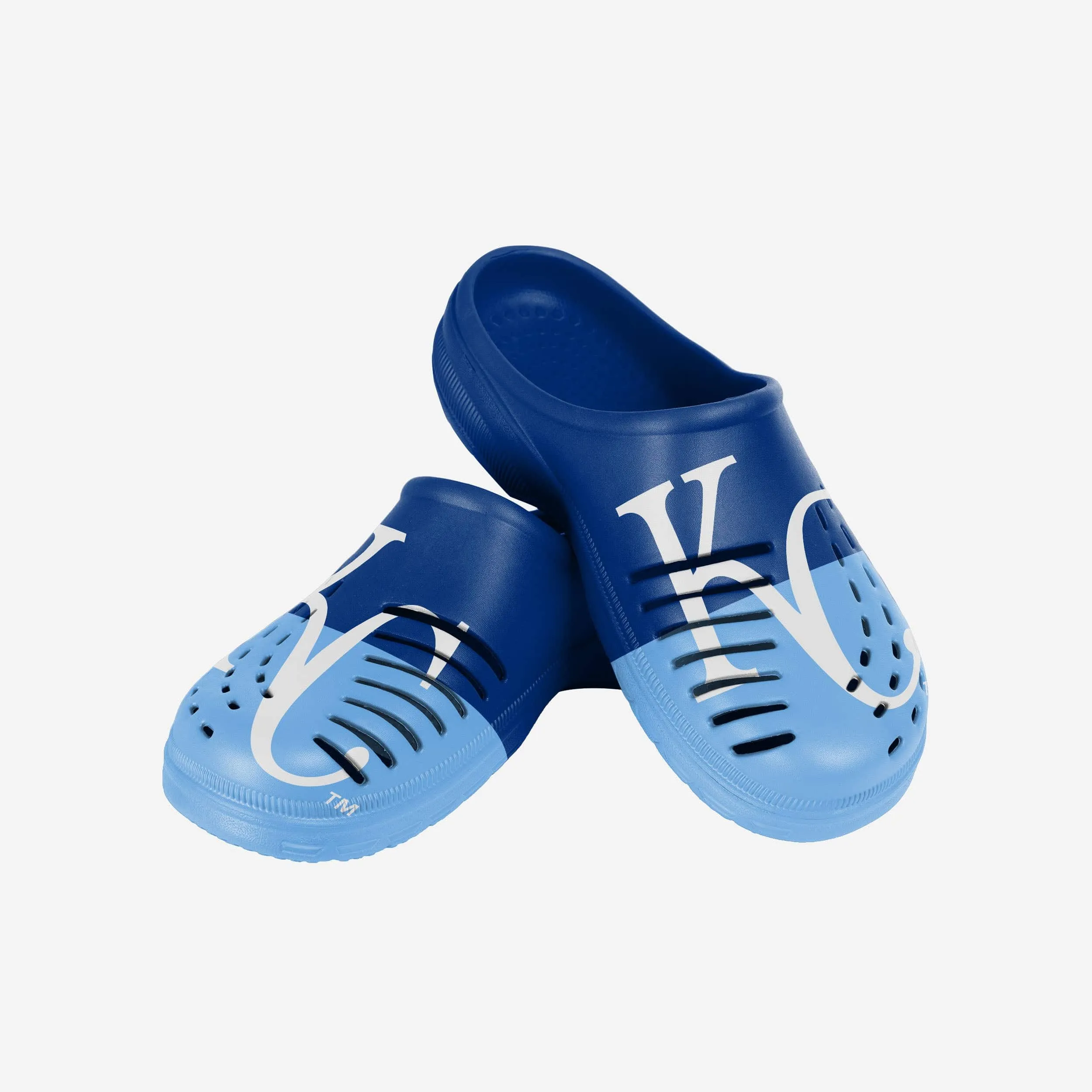 Kansas City Royals Mens Colorblock Big Logo Clog