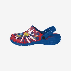 Kansas Jayhawks Tie-Dye Clog With Strap