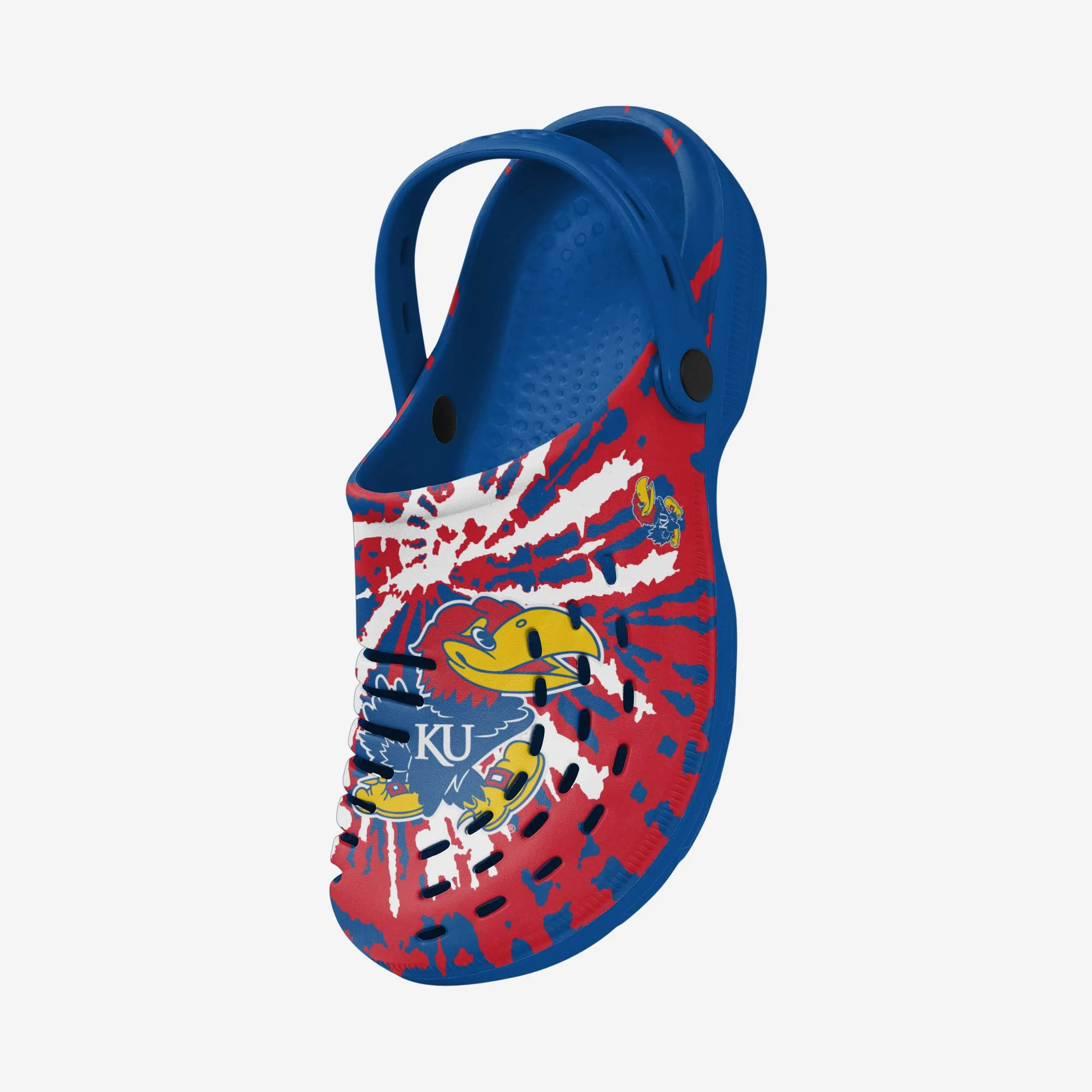 Kansas Jayhawks Tie-Dye Clog With Strap