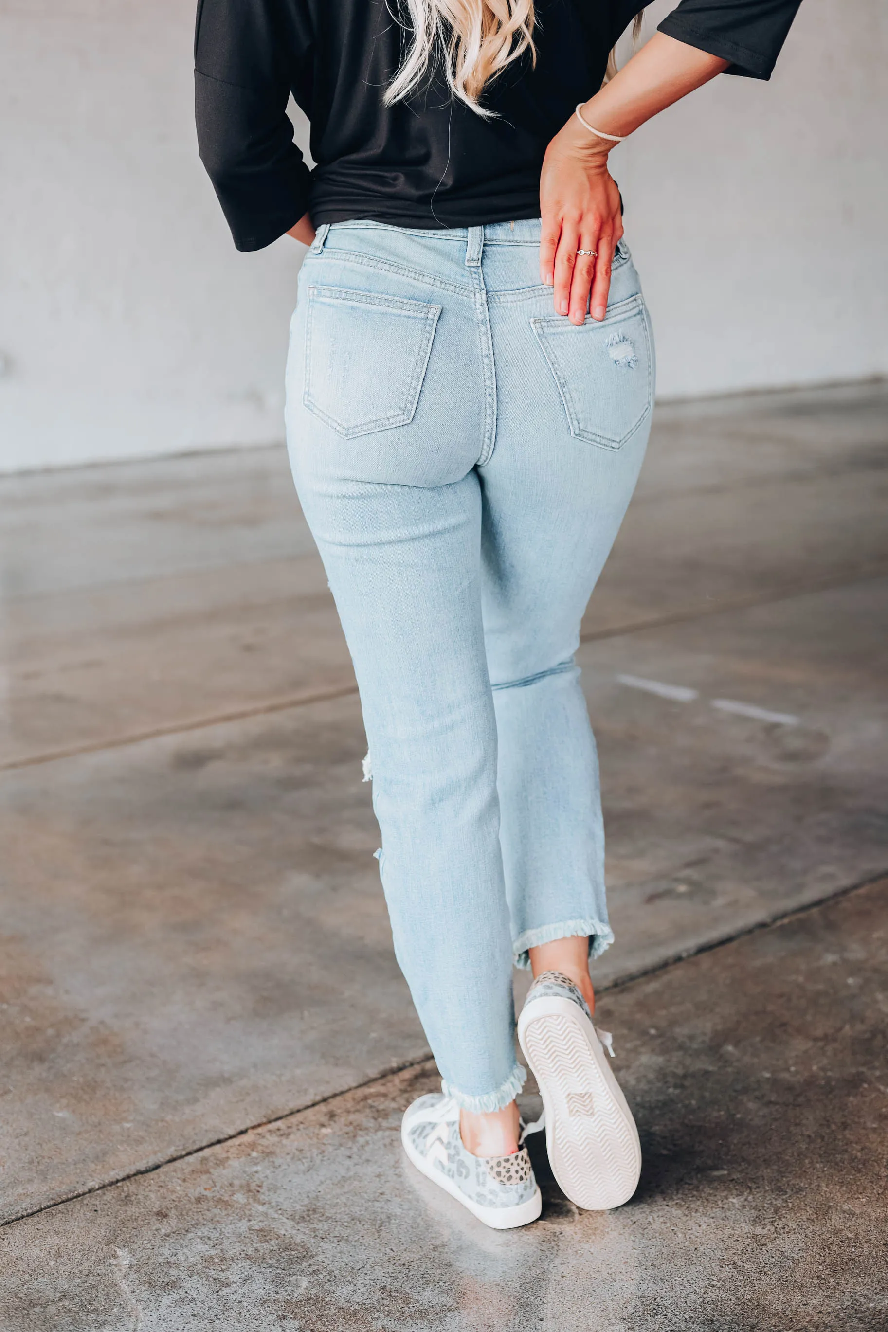 Karyn Hi-Rise Crop Jeans - Light