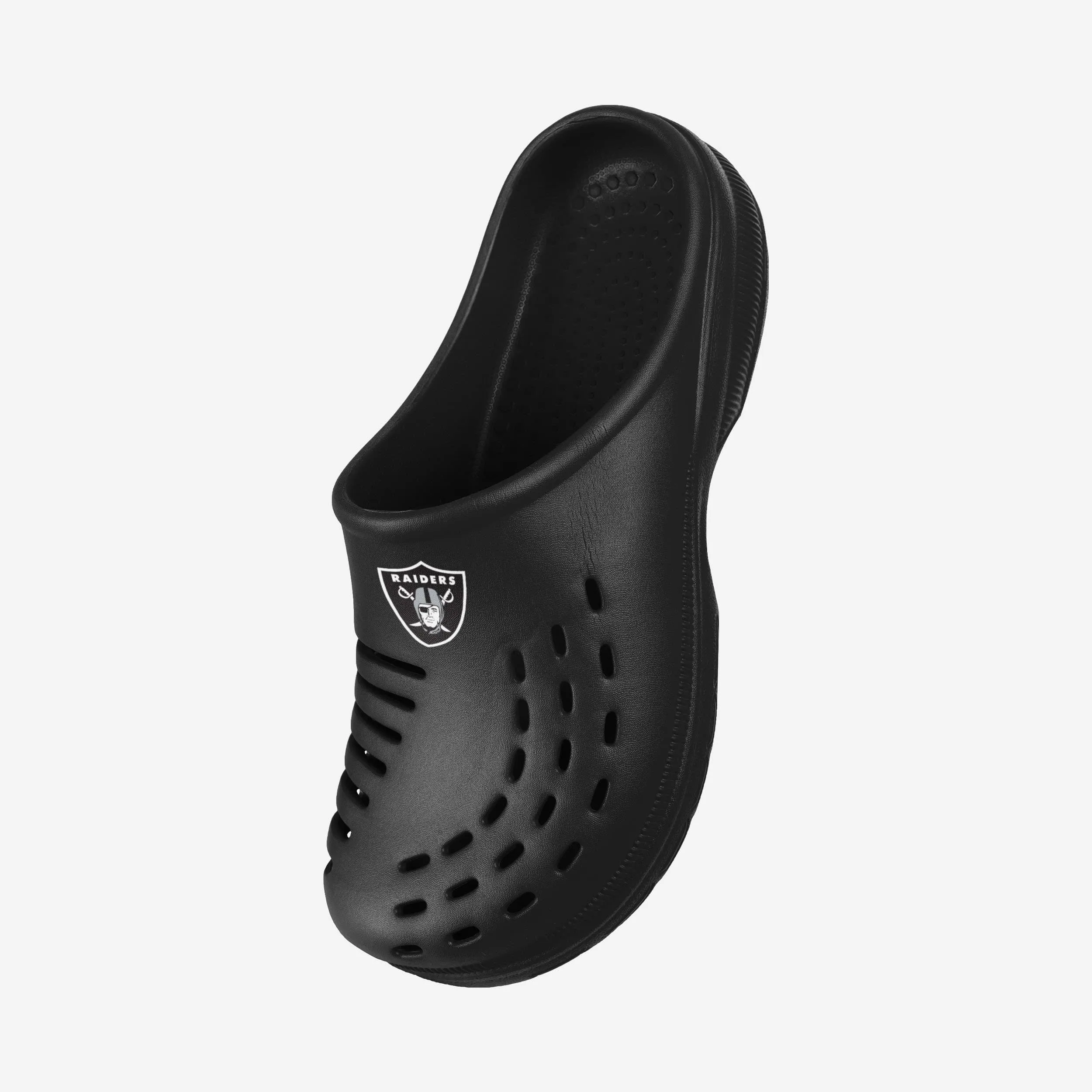 Las Vegas Raiders Mens Solid Clog