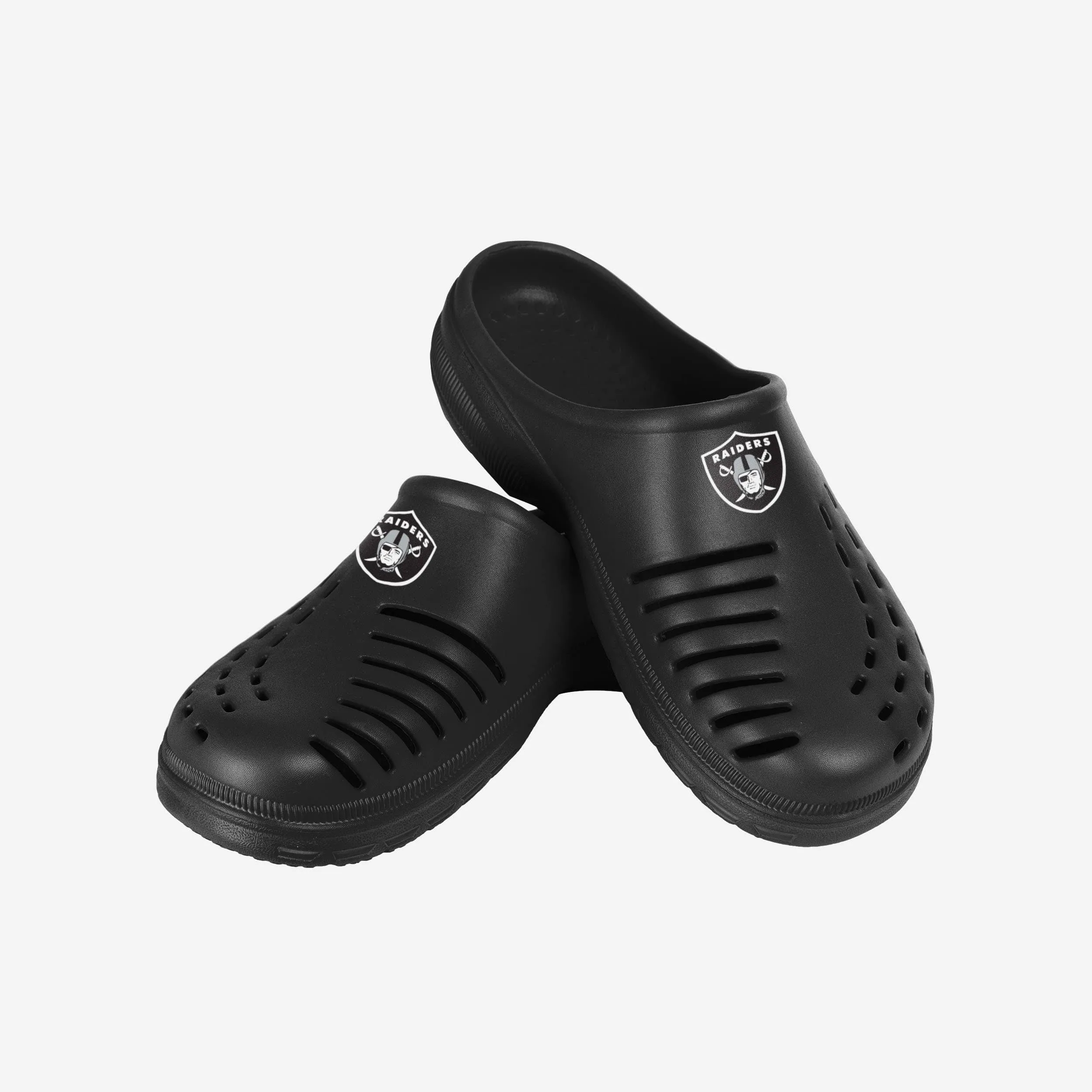 Las Vegas Raiders Mens Solid Clog