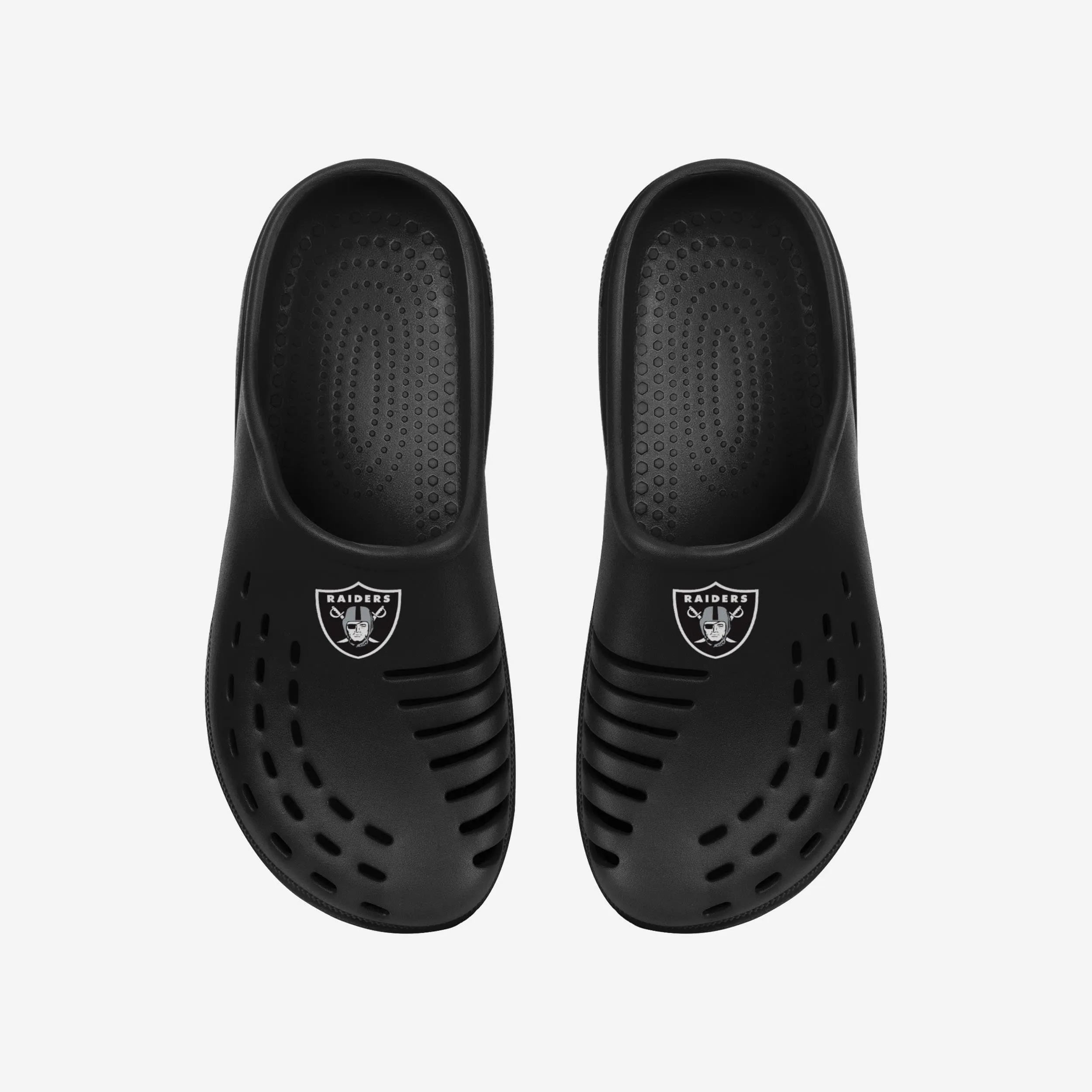 Las Vegas Raiders Mens Solid Clog