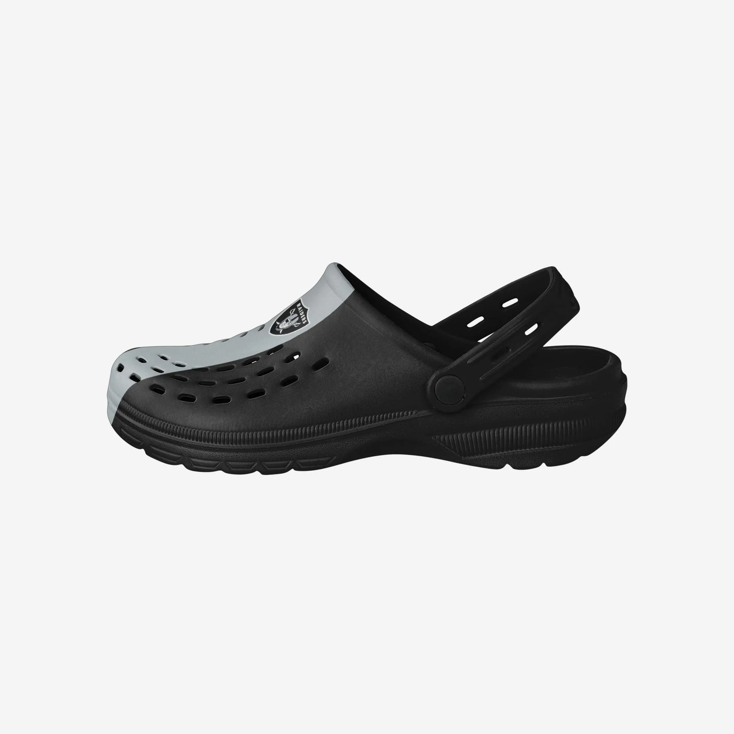 Las Vegas Raiders Team Stripe Clog With Strap