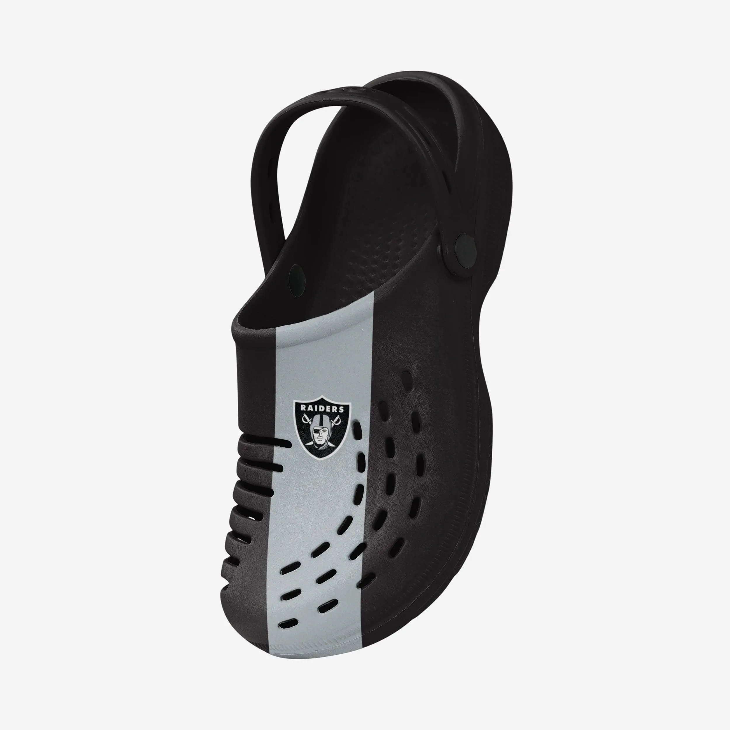 Las Vegas Raiders Team Stripe Clog With Strap