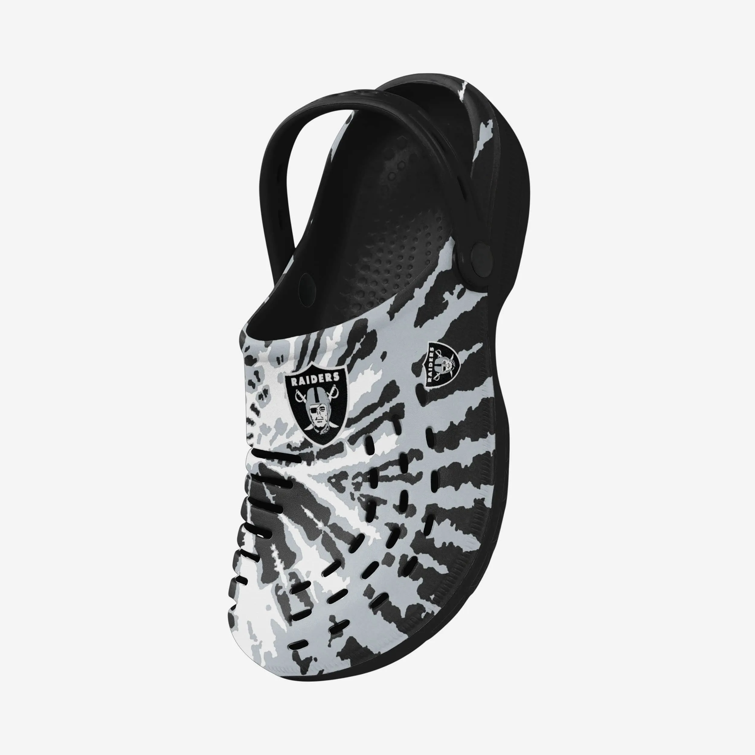 Las Vegas Raiders Tie-Dye Clog With Strap