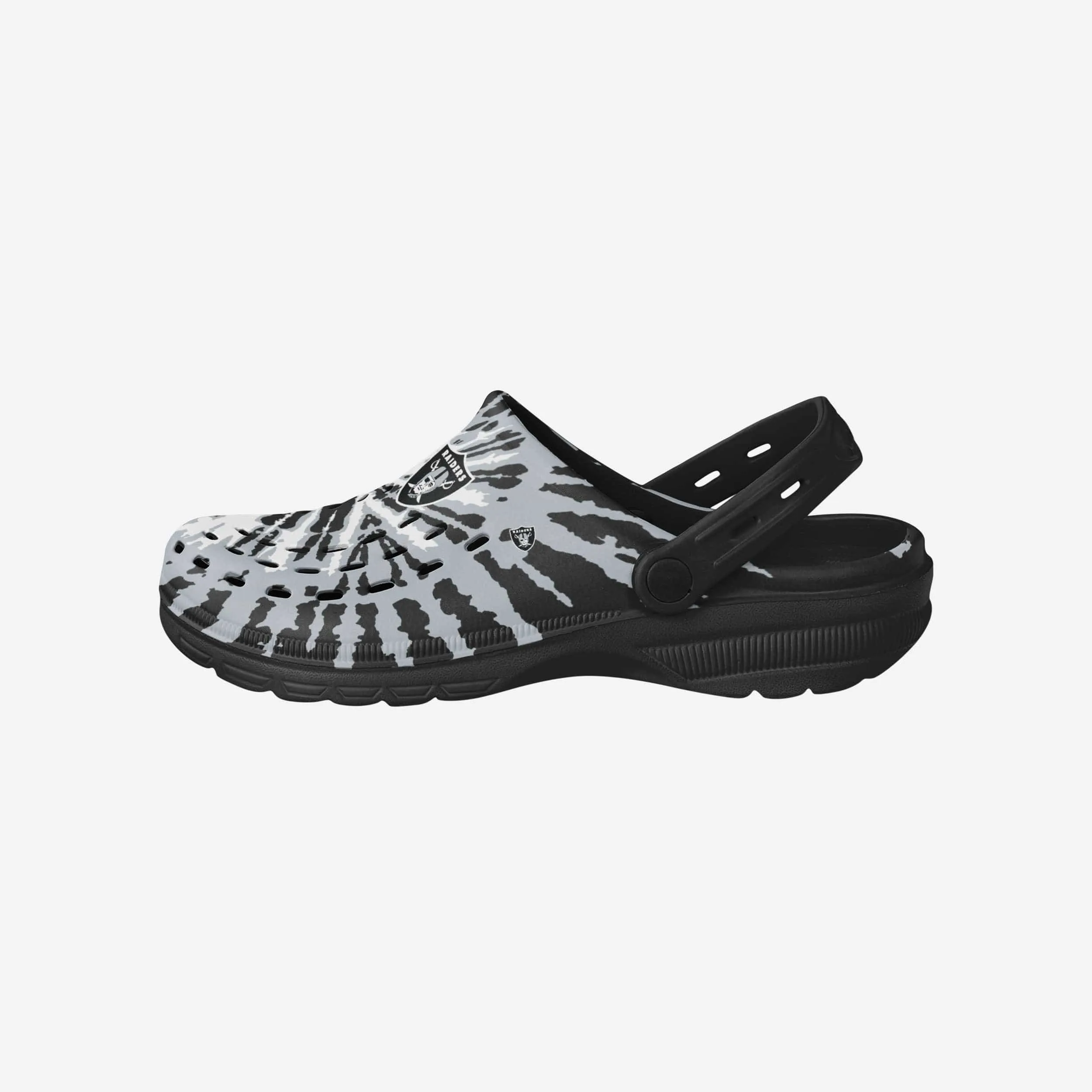 Las Vegas Raiders Tie-Dye Clog With Strap