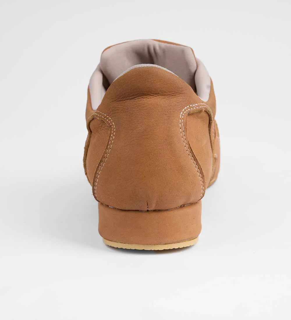 Lightly Tanned Premium Leather - Men's Tango Trainers - Adonis 6524