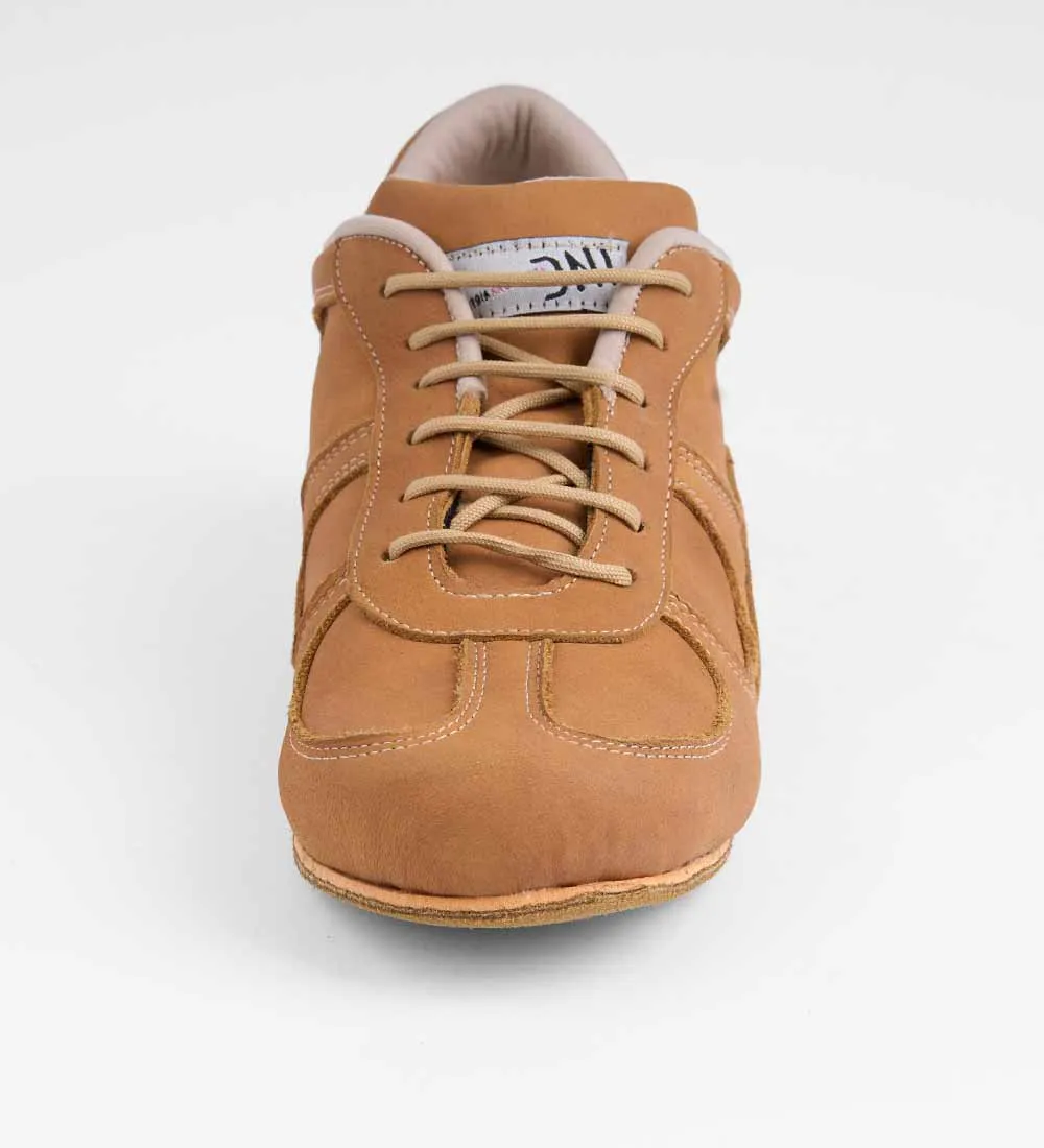 Lightly Tanned Premium Leather - Men's Tango Trainers - Adonis 6524