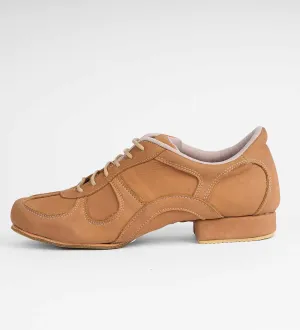 Lightly Tanned Premium Leather - Men's Tango Trainers - Adonis 6524