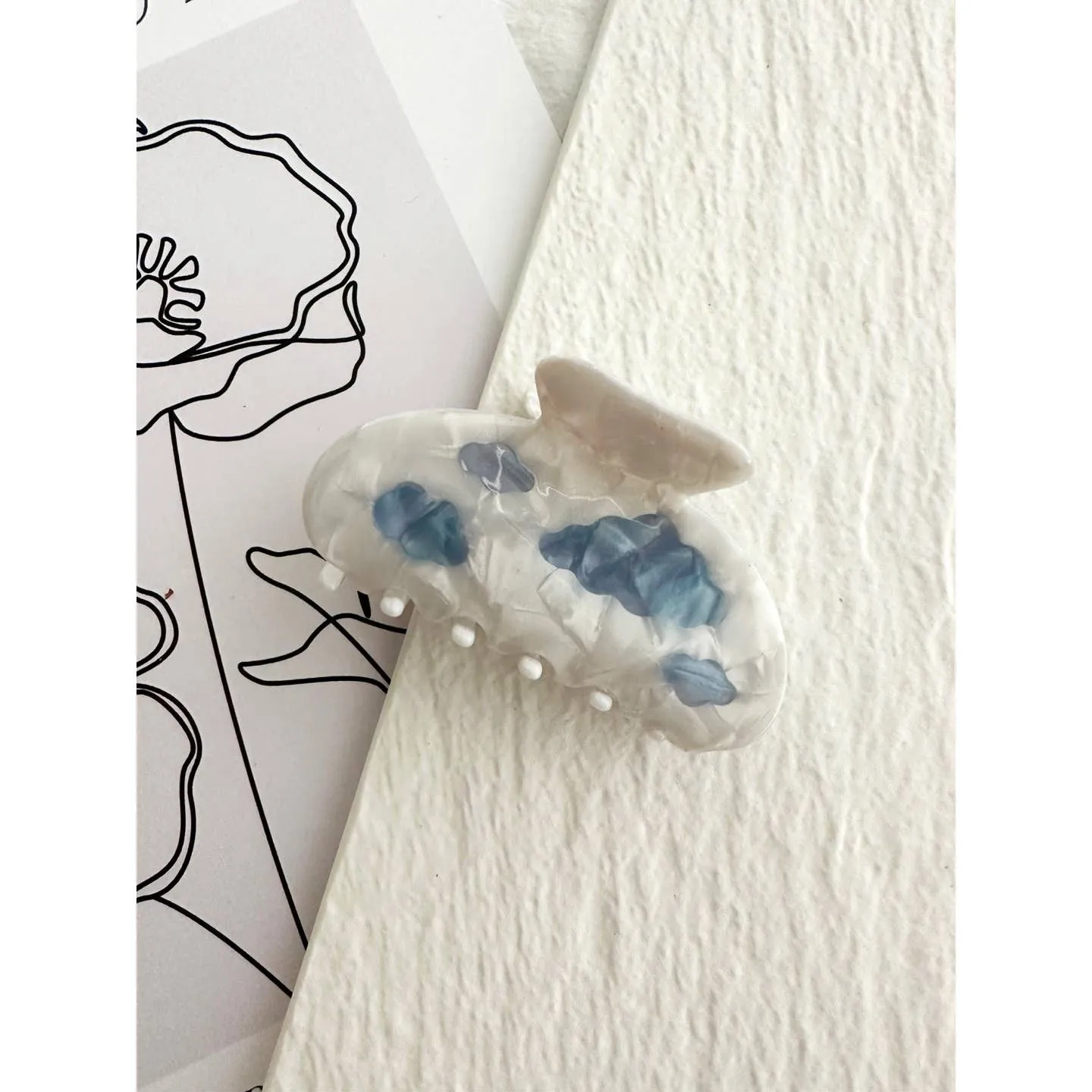 Lightning Bolt Cloud Hair Claw