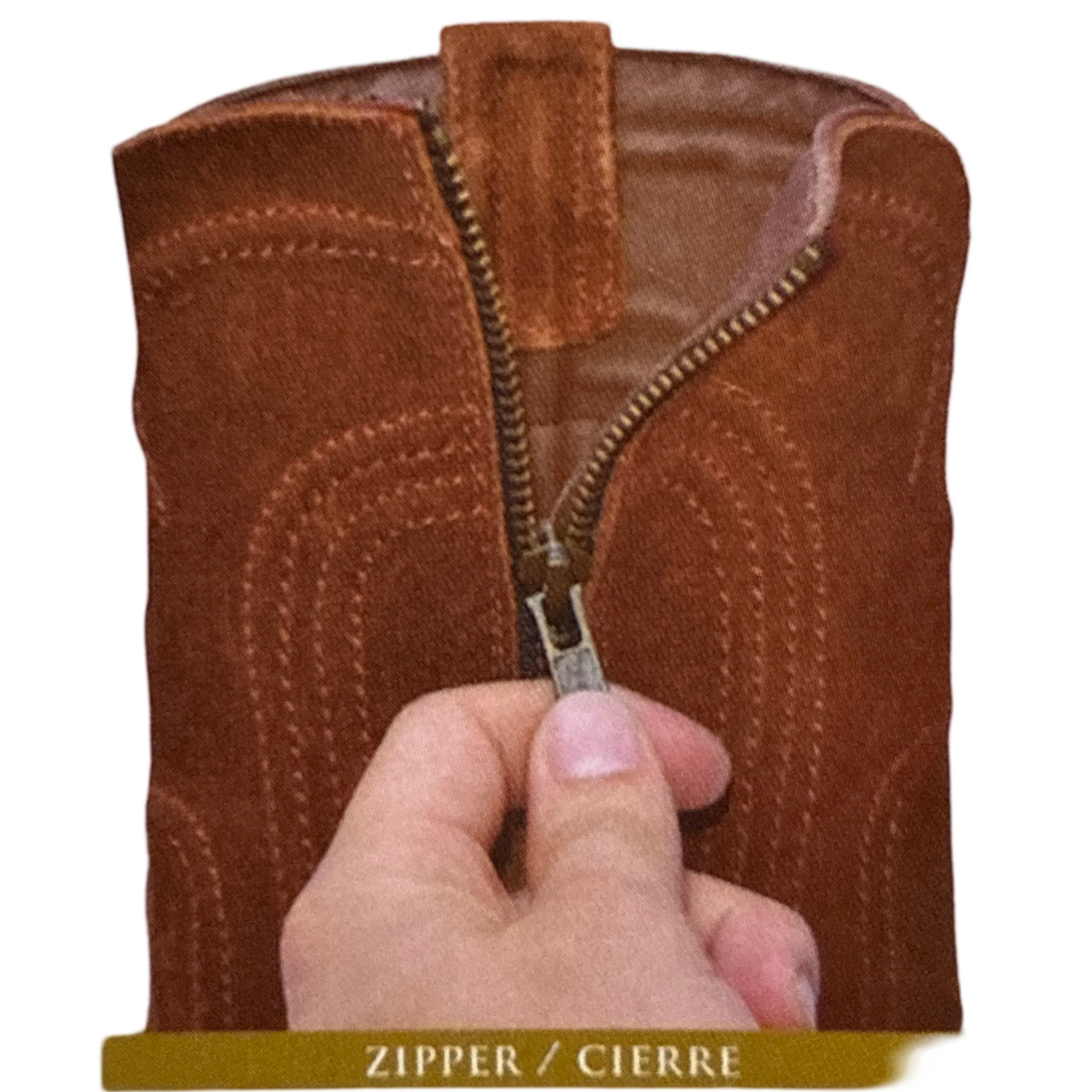 Los Altos Suede Roper Boots with Zipper