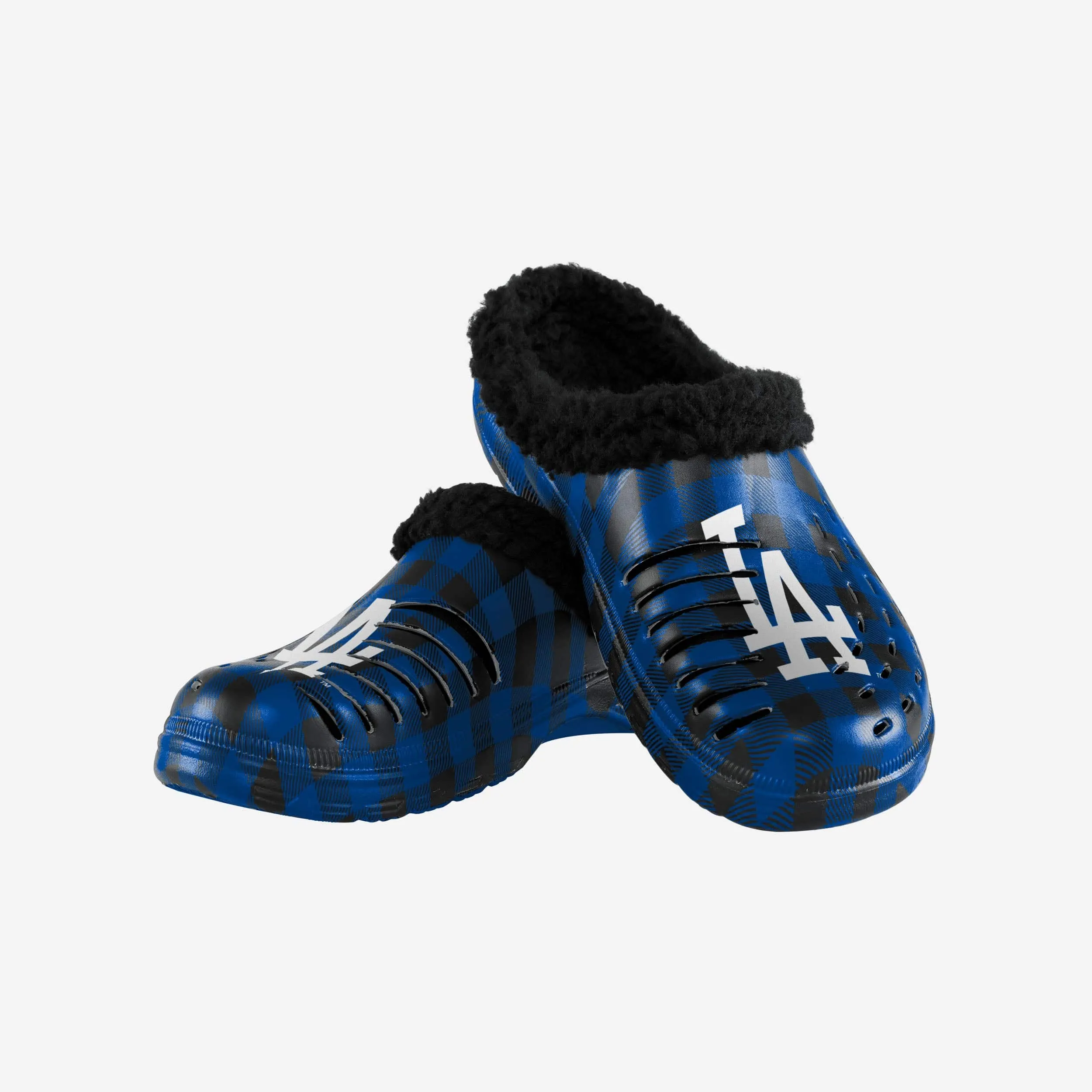 Los Angeles Dodgers Sherpa Lined Buffalo Check Clog