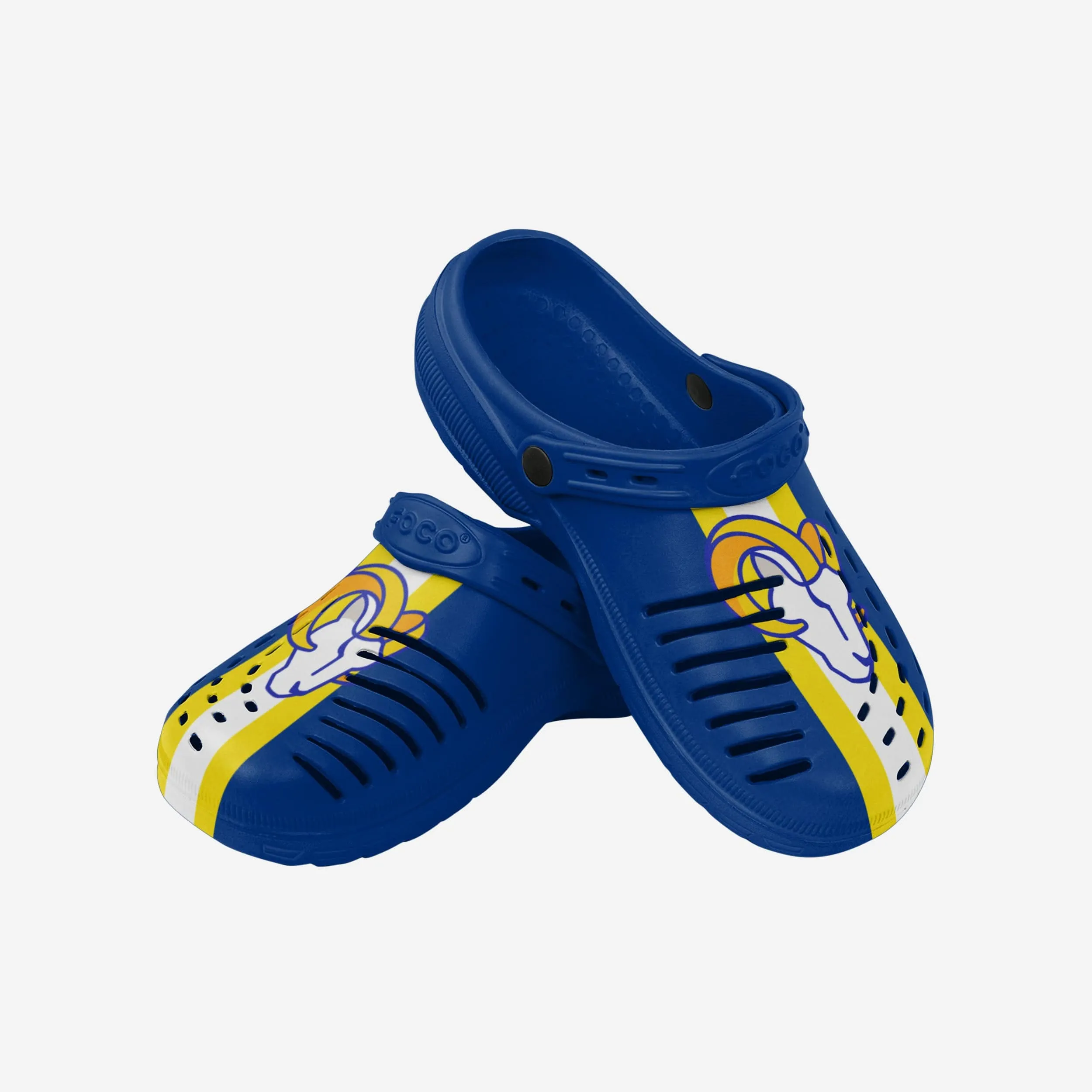 Los Angeles Rams Team Stripe Clog With Strap
