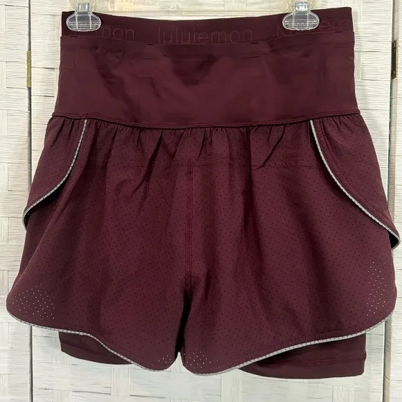 Lululemon Fast and Free 2 In 1 Short Elite