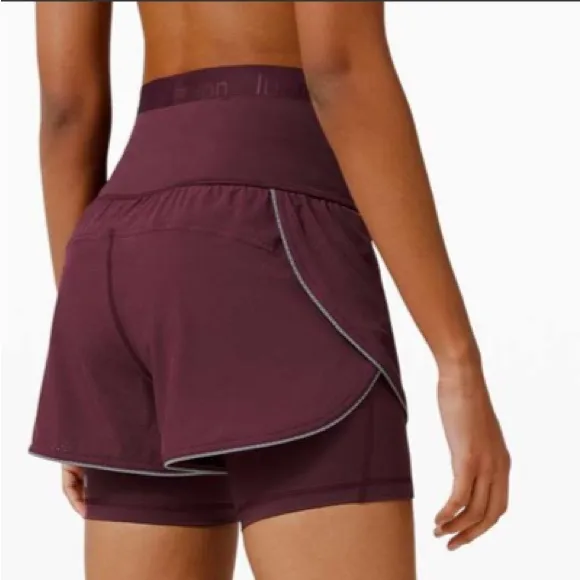 Lululemon Fast and Free 2 In 1 Short Elite