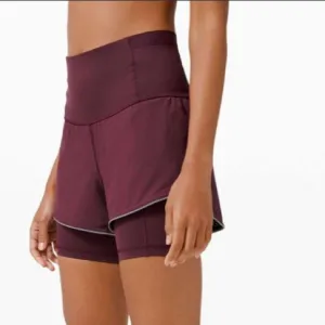 Lululemon Fast and Free 2 In 1 Short Elite