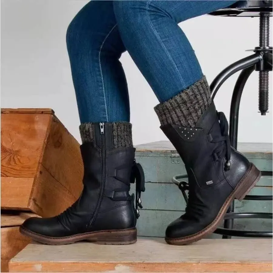 Madani | Winter Lace-Up Boots