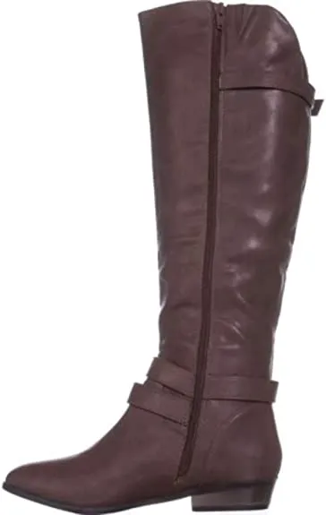 Material Girl Womens Carleigh Tall Riding Boots Cognac 5.5 M US