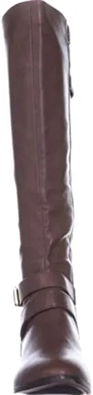 Material Girl Womens Carleigh Tall Riding Boots Cognac 5.5 M US