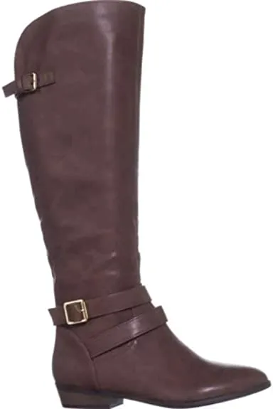 Material Girl Womens Carleigh Tall Riding Boots Cognac 5.5 M US
