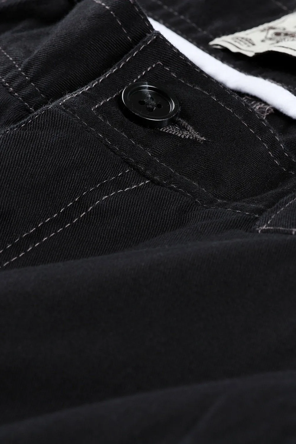 Mens Black Cargo Summer Shorts