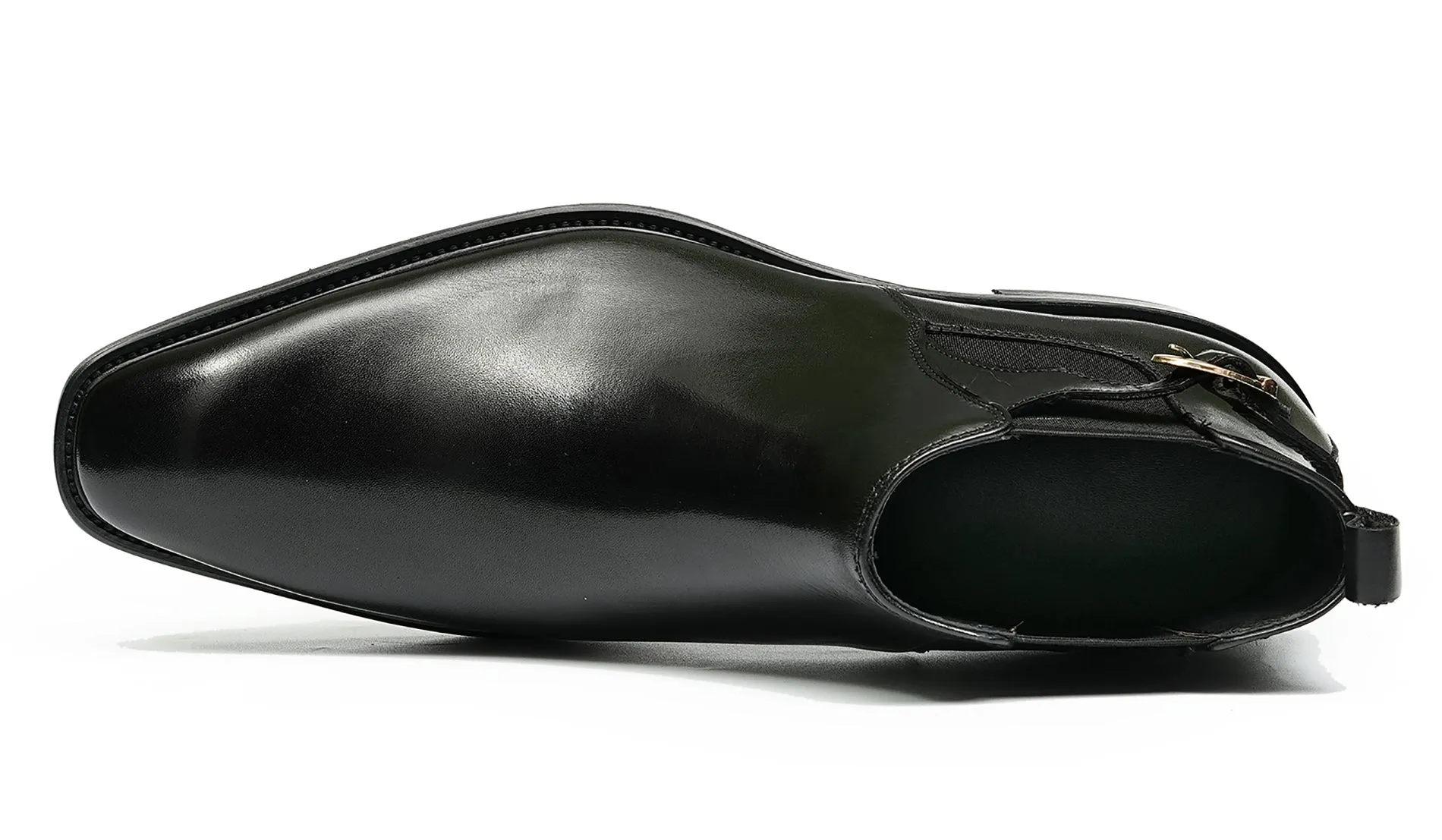 Men's Handmade Formal Buckle Chelsea Boots