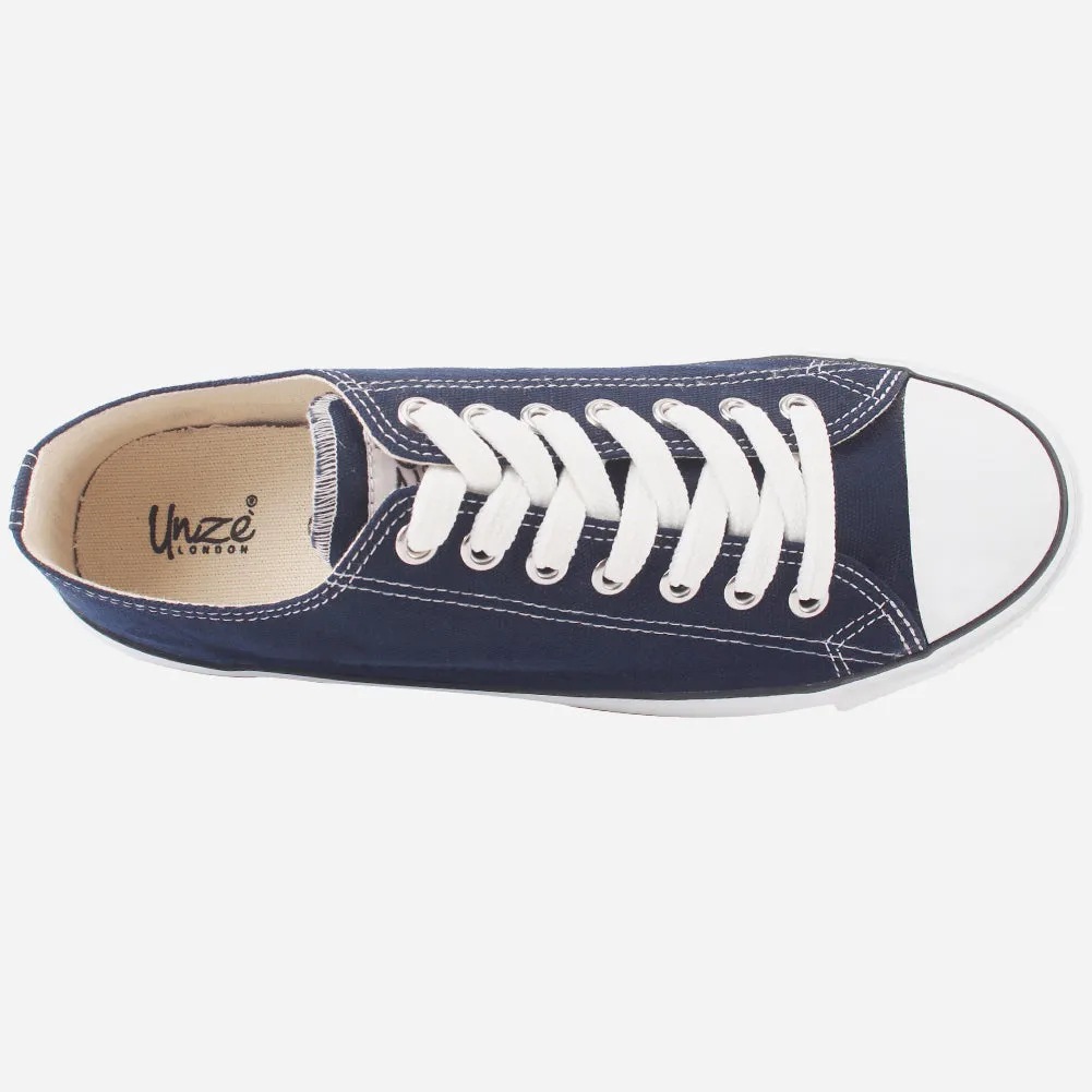 Mens "TOMOS" Lace-up Cotton Canvas