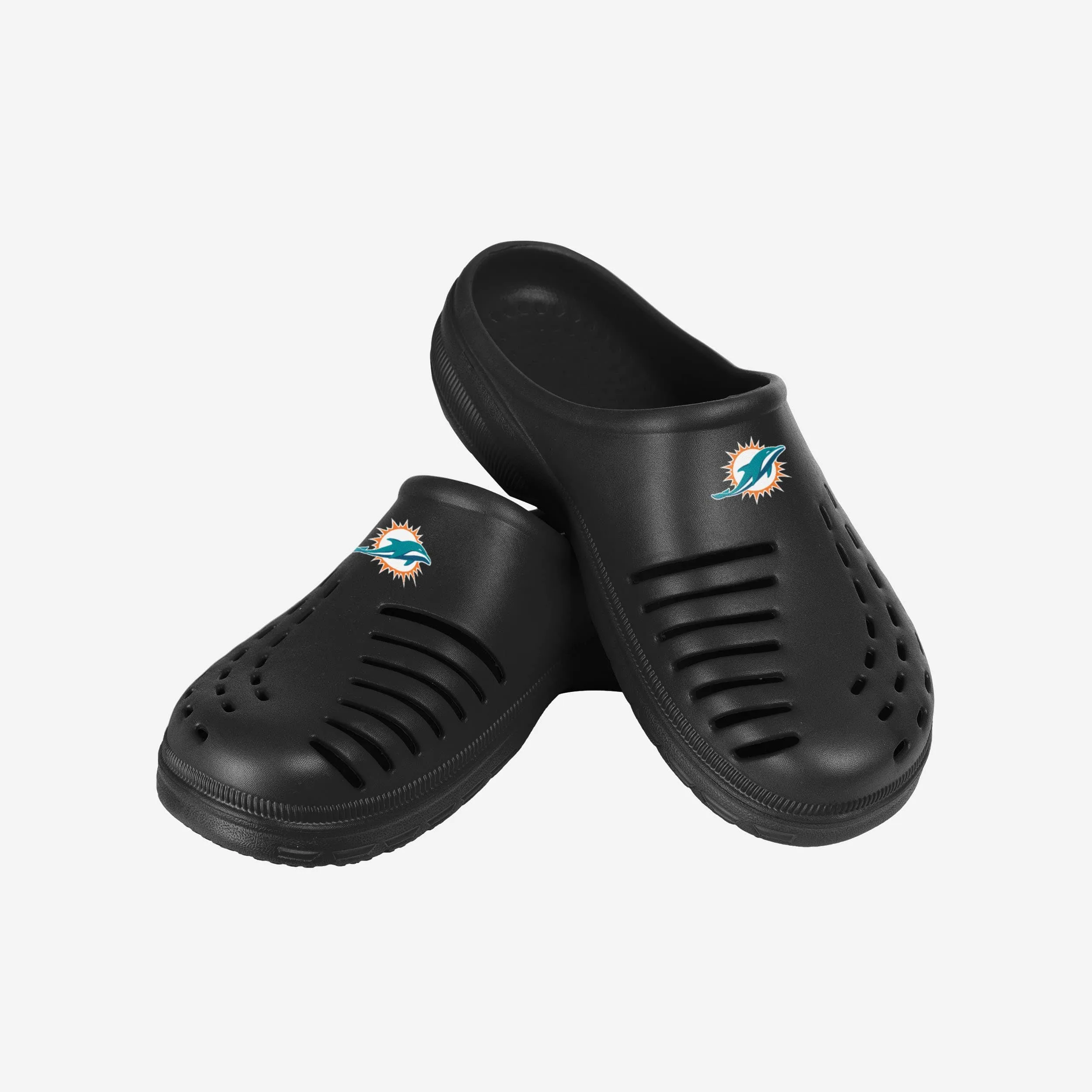 Miami Dolphins Mens Solid Clog