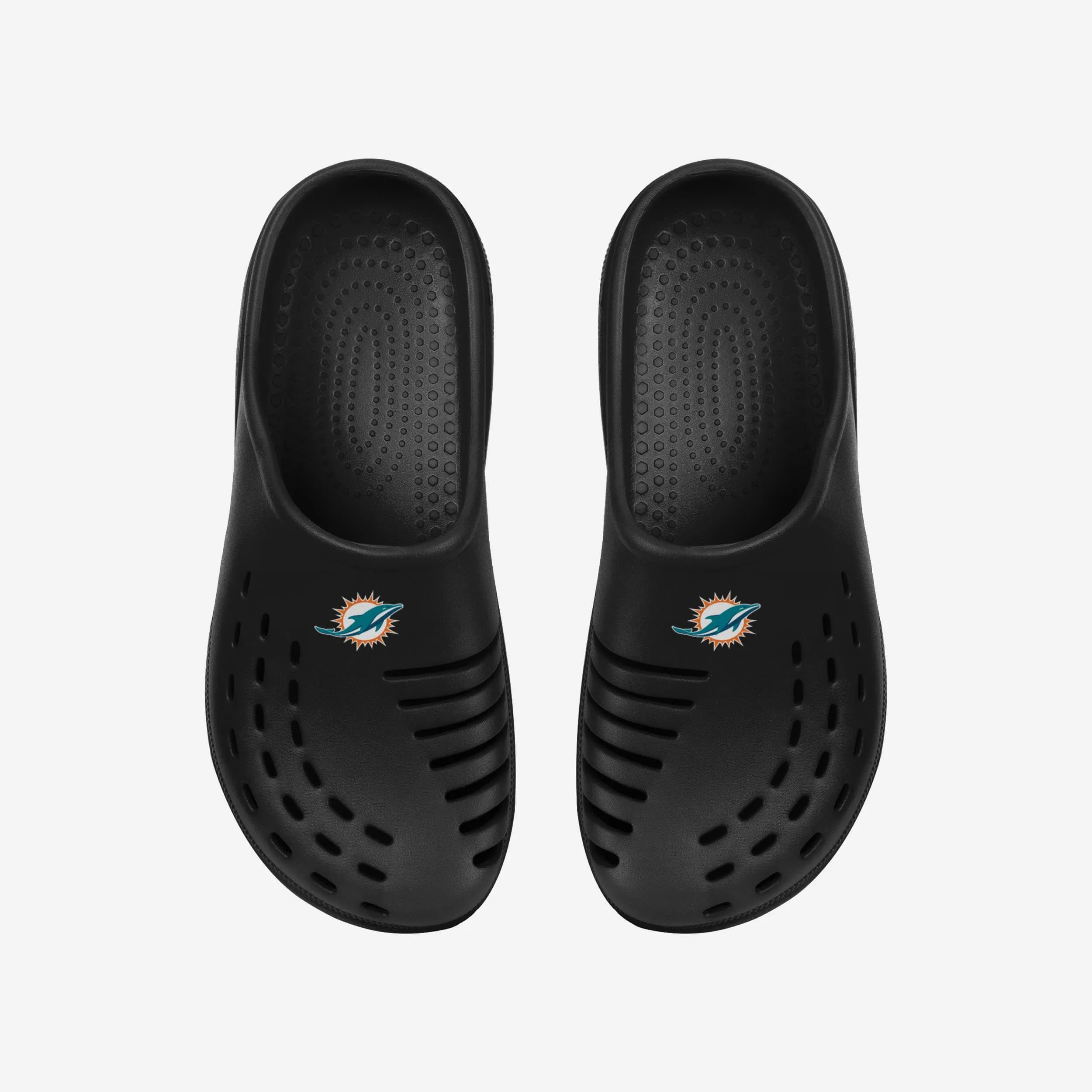 Miami Dolphins Mens Solid Clog