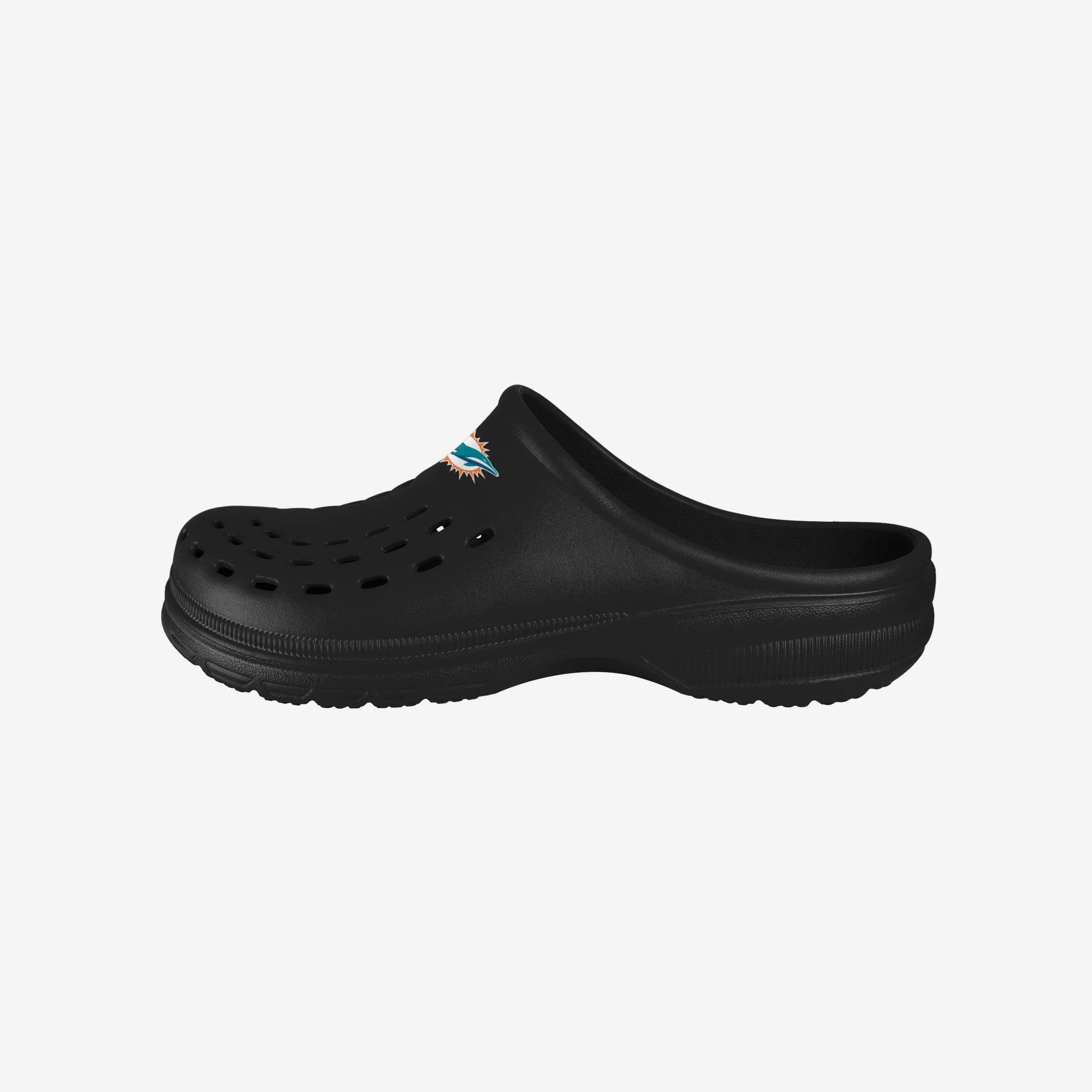 Miami Dolphins Mens Solid Clog