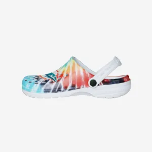 Miami Dolphins Womens Tie-Dye Clog With Strap