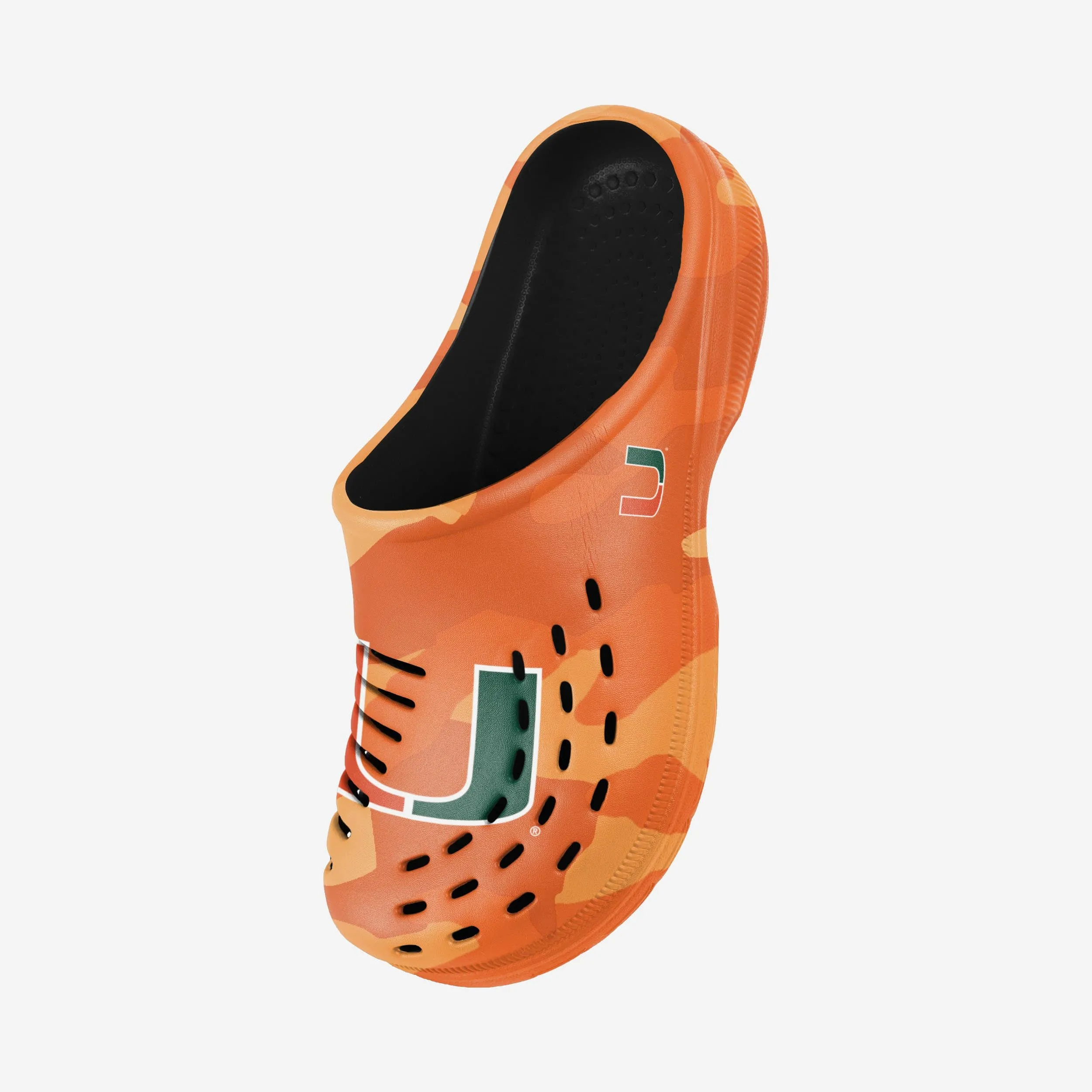 Miami Hurricanes Tonal Camo Clog